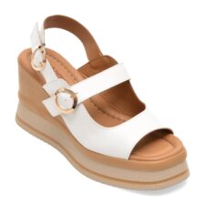Sandale GOLD DEER albe