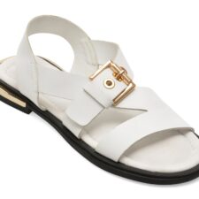 Sandale GOLD DEER albe