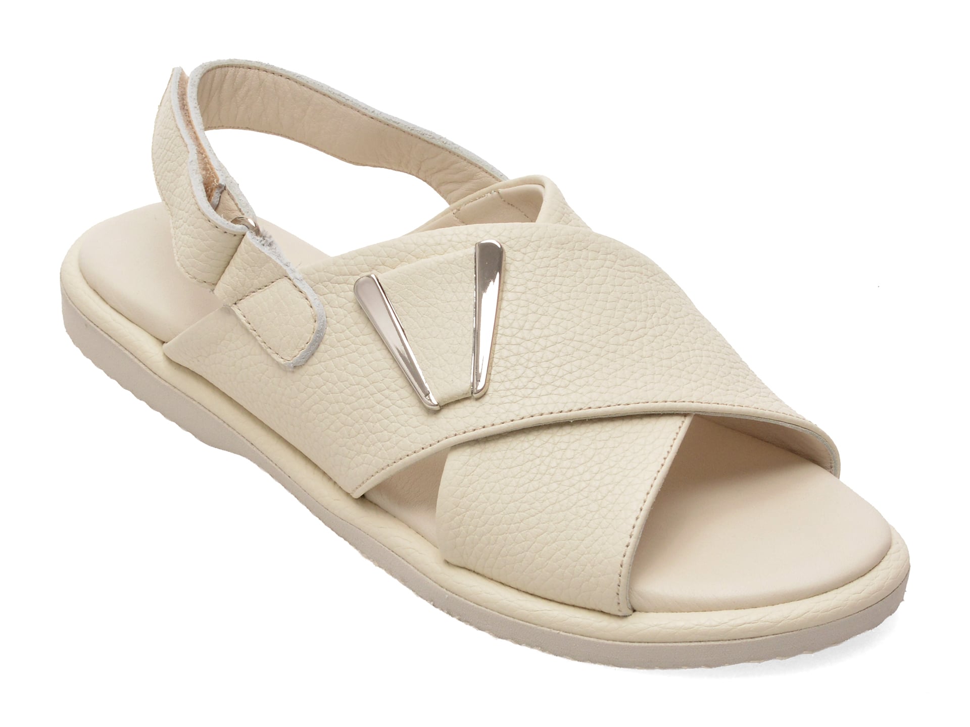 Sandale GOLD DEER bej, 1365707, din piele naturala 1 Sandale GOLD DEER bej