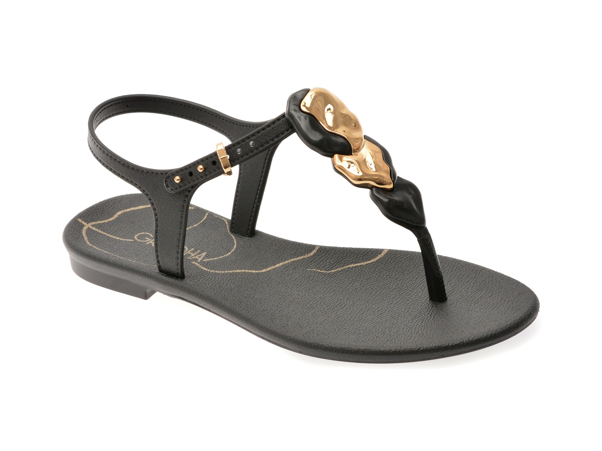 Sandale GRENDHA negre, 1903517, din pvc 1 Sandale GRENDHA negre