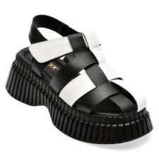 Sandale GRYXX alb-negru