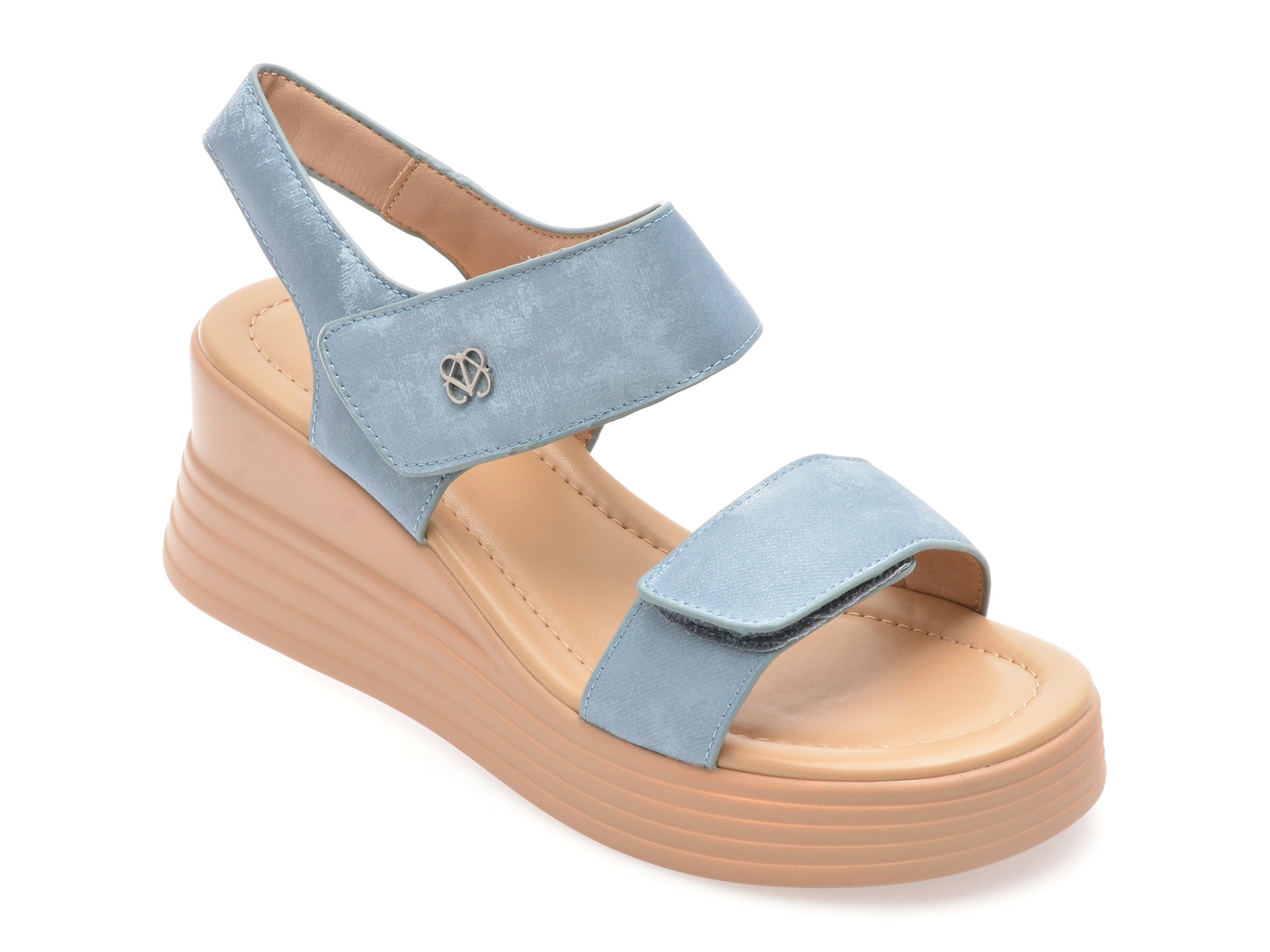 Sandale GRYXX albastre, 1328D16, din piele naturala 1 Sandale GRYXX albastre