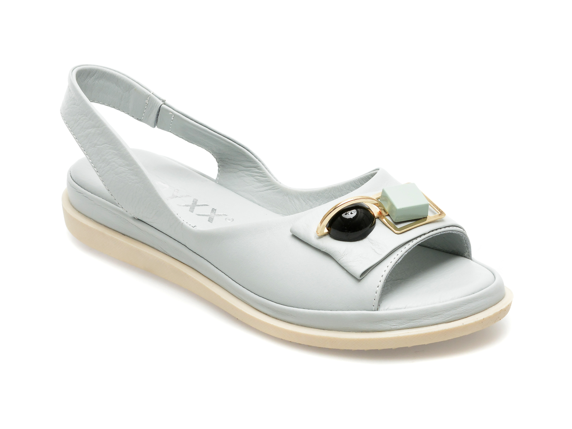 Sandale GRYXX albastre, 207217, din piele naturala 1 Sandale GRYXX albastre