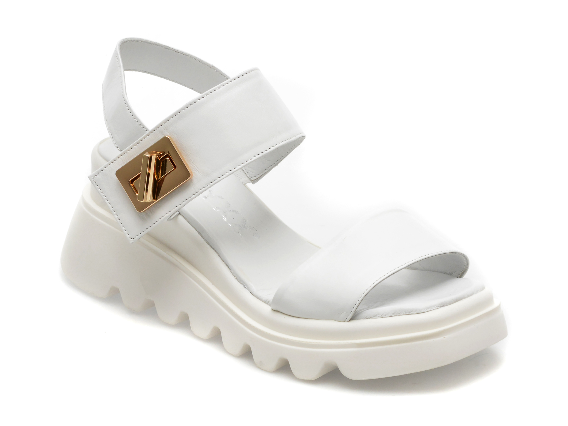 Sandale GRYXX albe, 10401, din piele naturala 1 Sandale GRYXX albe