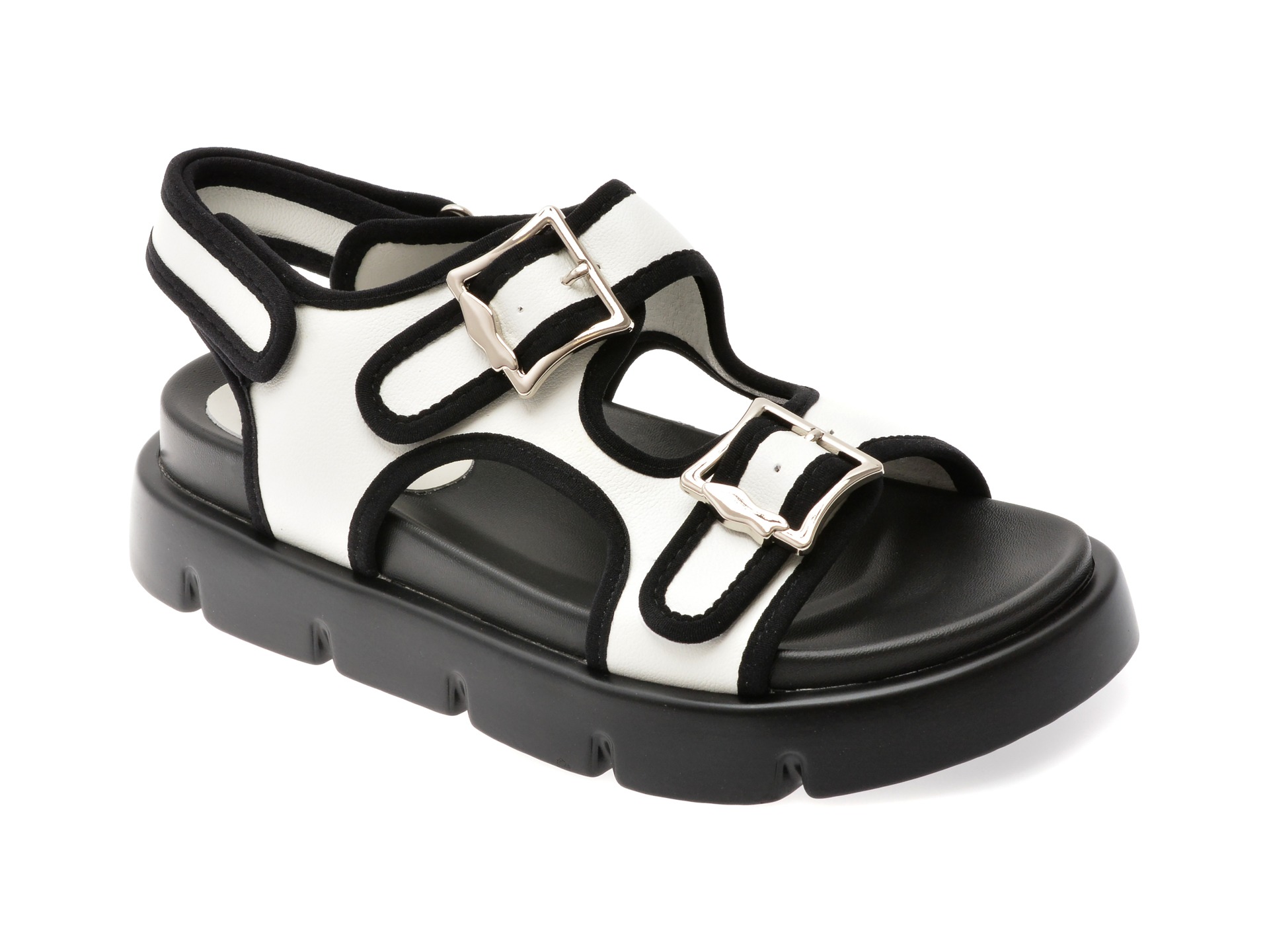 Sandale GRYXX albe, 1157D40, din piele naturala 1 Sandale GRYXX albe