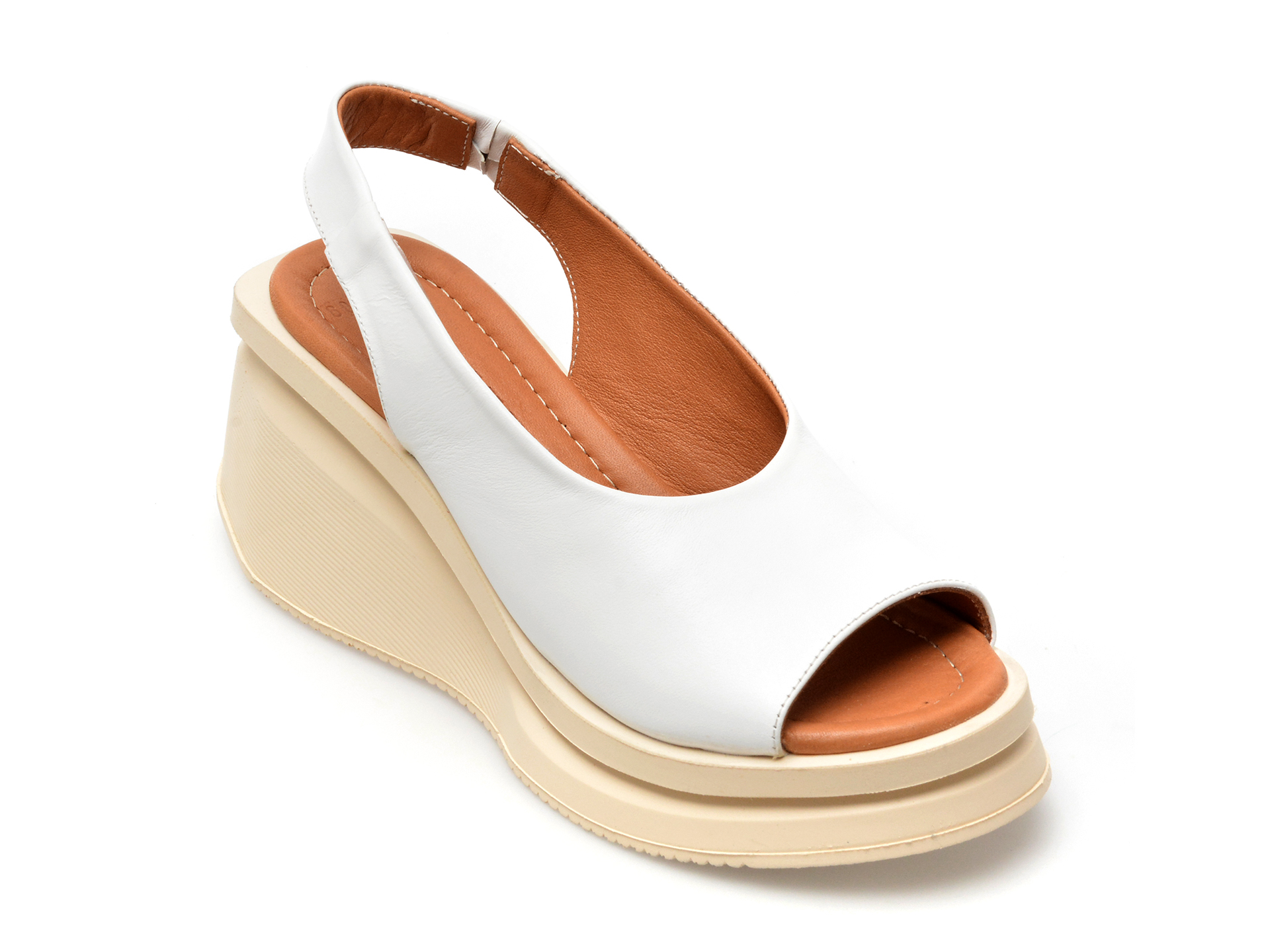 Sandale GRYXX albe, 1256000, din piele naturala 1 Sandale GRYXX albe