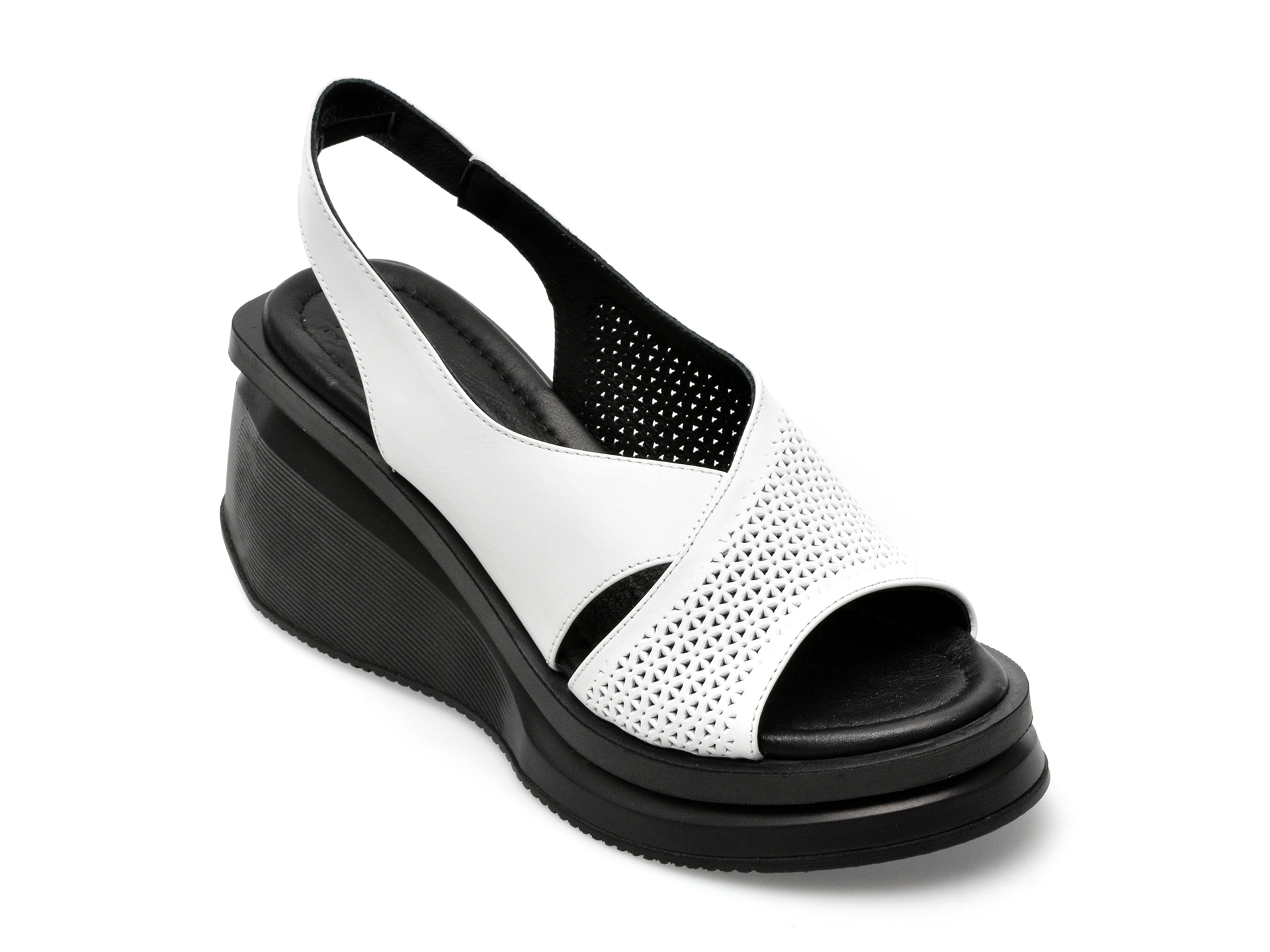 Sandale GRYXX albe, 1256002, din piele naturala 1 Sandale GRYXX albe