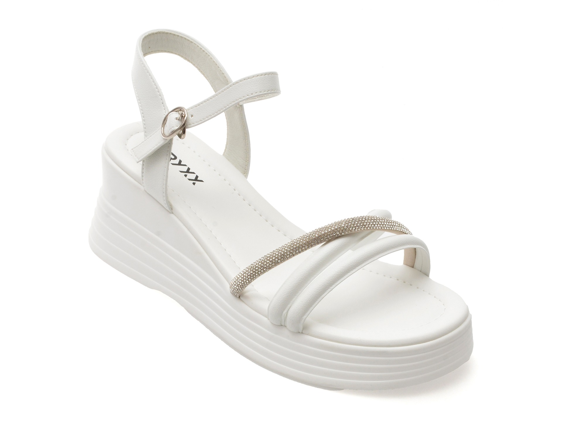 Sandale GRYXX albe, 1328G11, din piele naturala 1 Sandale GRYXX albe