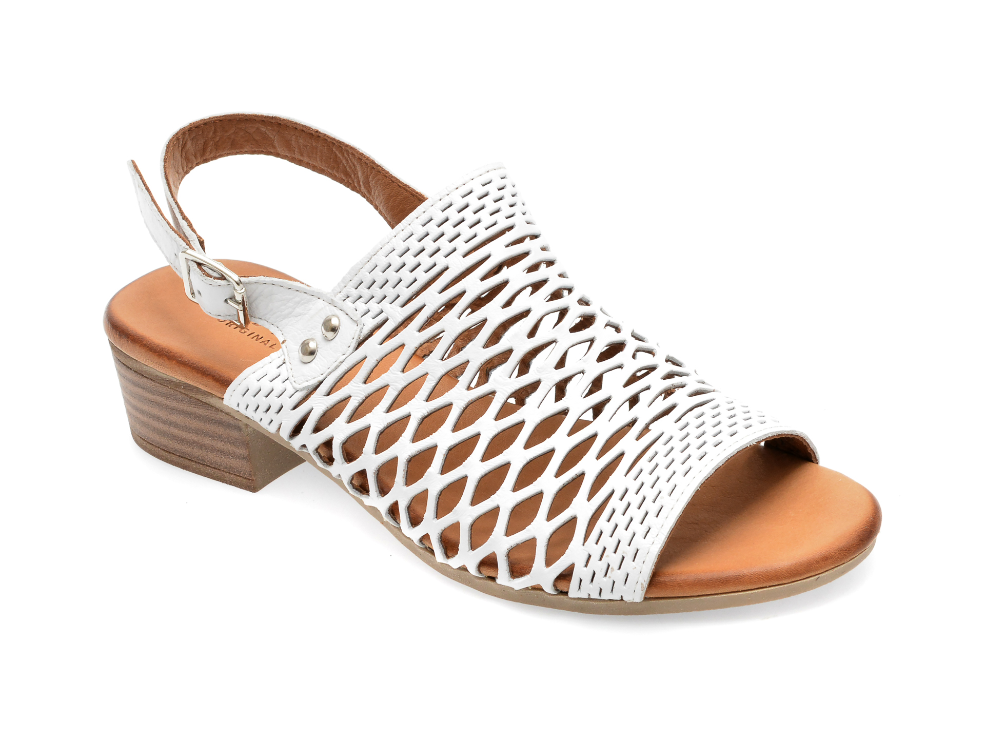 Sandale GRYXX albe, 157, din piele naturala 1 Sandale GRYXX albe