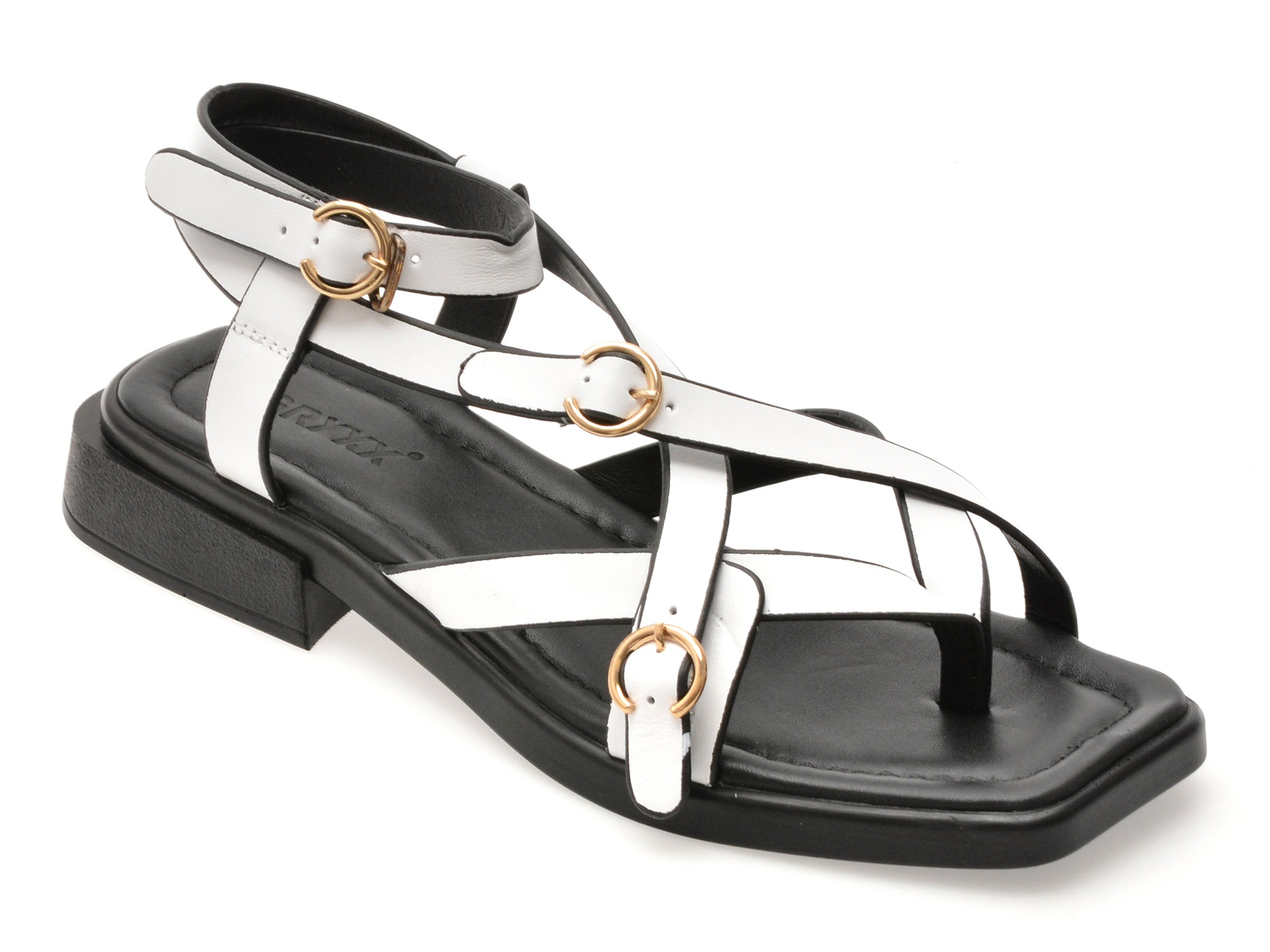 Sandale GRYXX albe, 1766009, din piele naturala 1 Sandale GRYXX albe