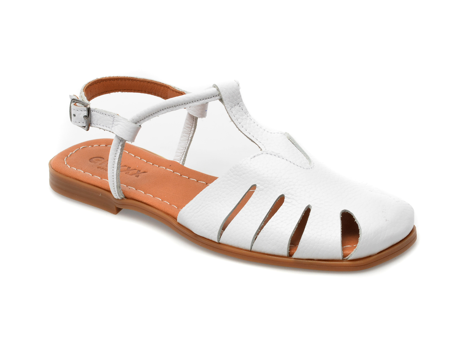 Sandale GRYXX albe, 2028, din piele naturala 1 Sandale GRYXX albe