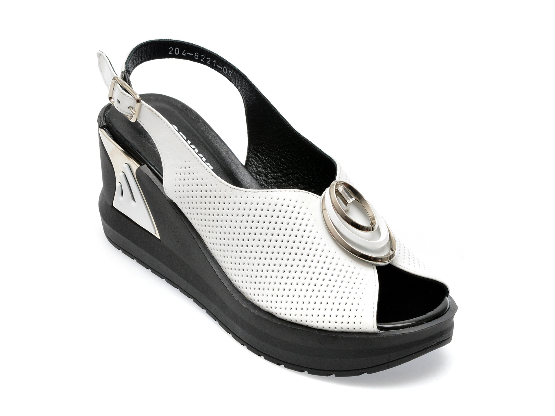 Sandale GRYXX albe, 2048221, din piele naturala 1 Sandale GRYXX albe