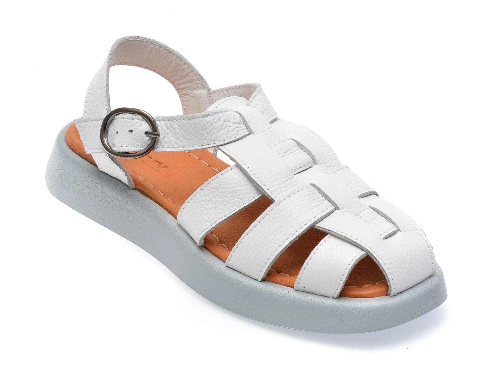 Sandale GRYXX albe, 2080, din piele naturala 1 Sandale GRYXX albe