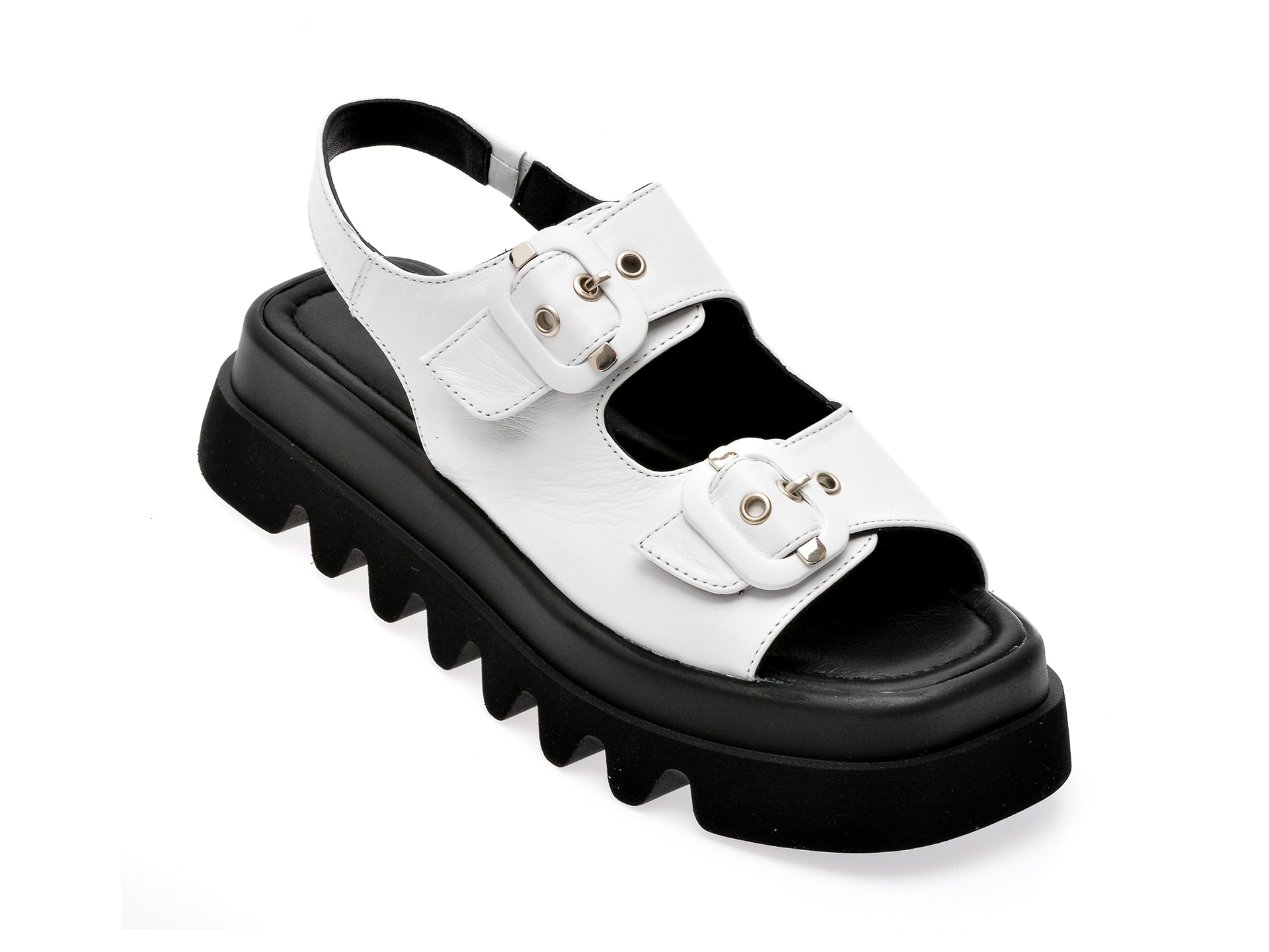 Sandale GRYXX albe, 21831, din piele naturala 1 Sandale GRYXX albe