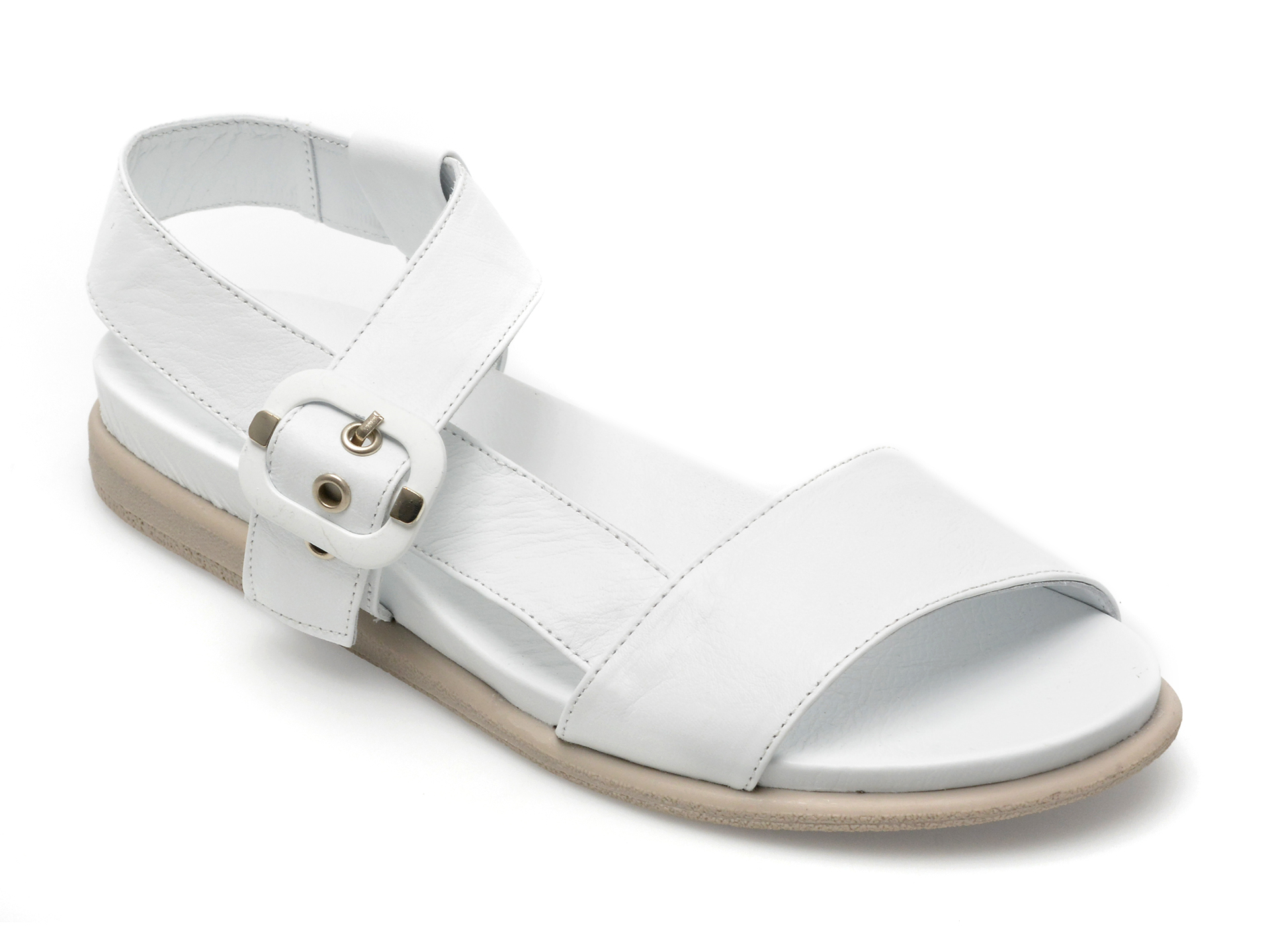 Sandale GRYXX albe, 21909, din piele naturala 1 Sandale GRYXX albe