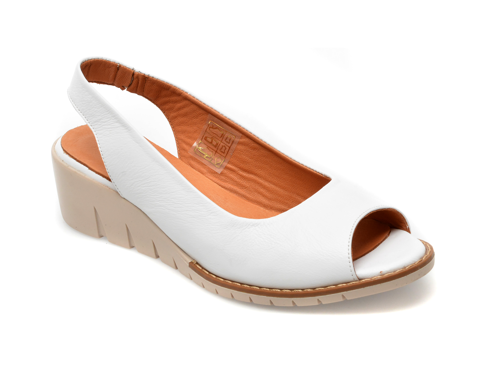 Sandale GRYXX albe, 22902, din piele naturala 1 Sandale GRYXX albe