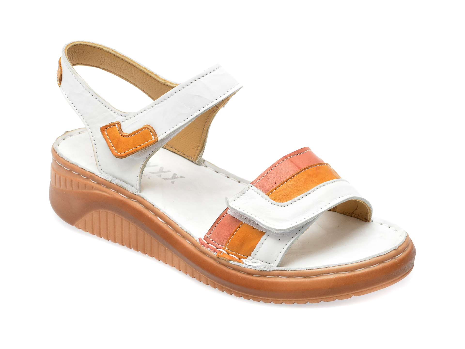 Sandale GRYXX albe, 254, din piele naturala 1 Sandale GRYXX albe