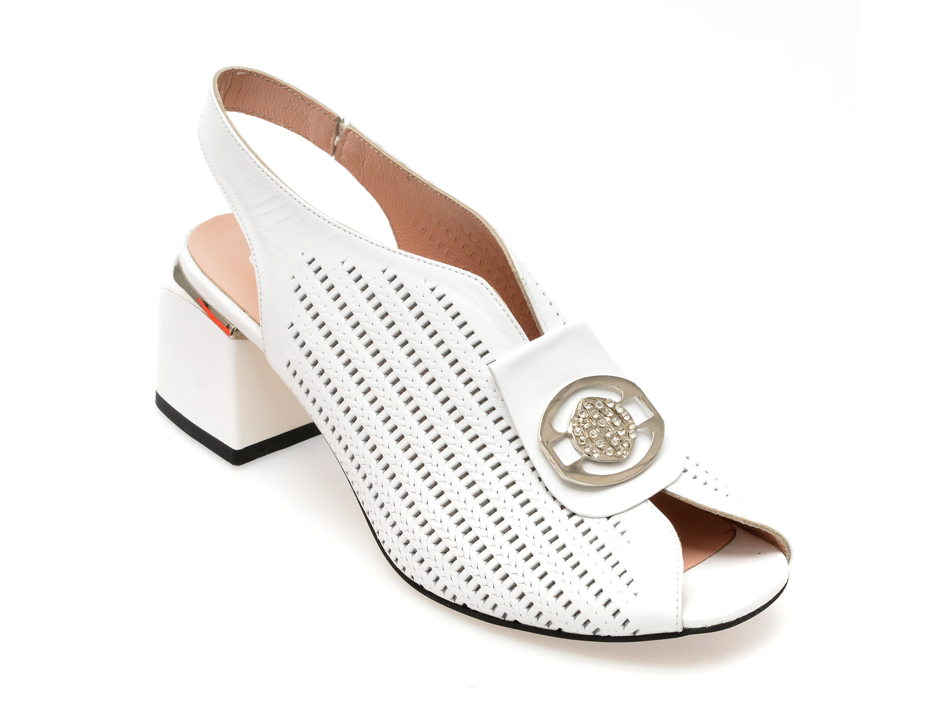 Sandale GRYXX albe, 367529, din piele naturala 1 Sandale GRYXX albe