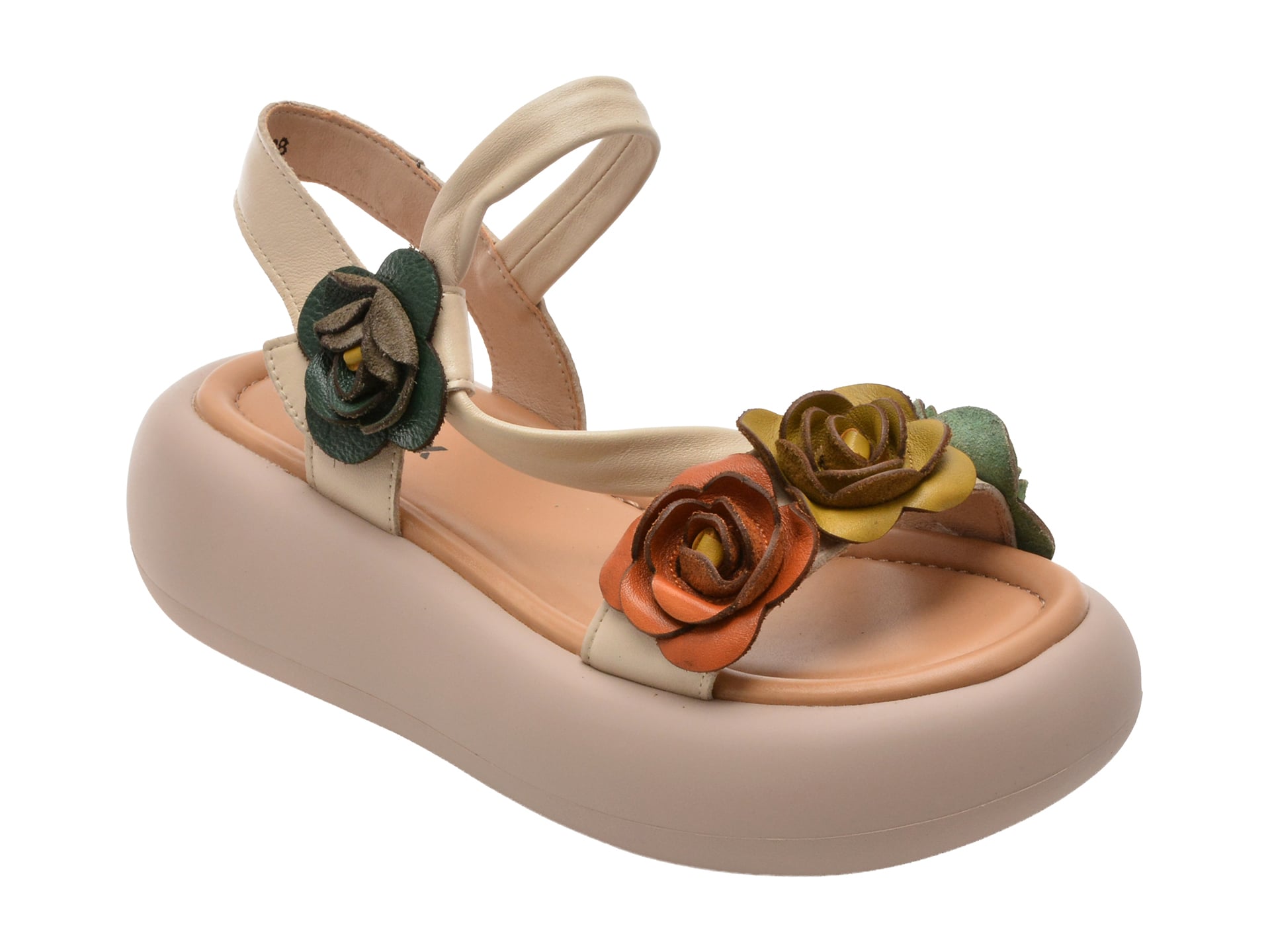 Sandale GRYXX albe, 51656, din piele naturala 1 Sandale GRYXX albe