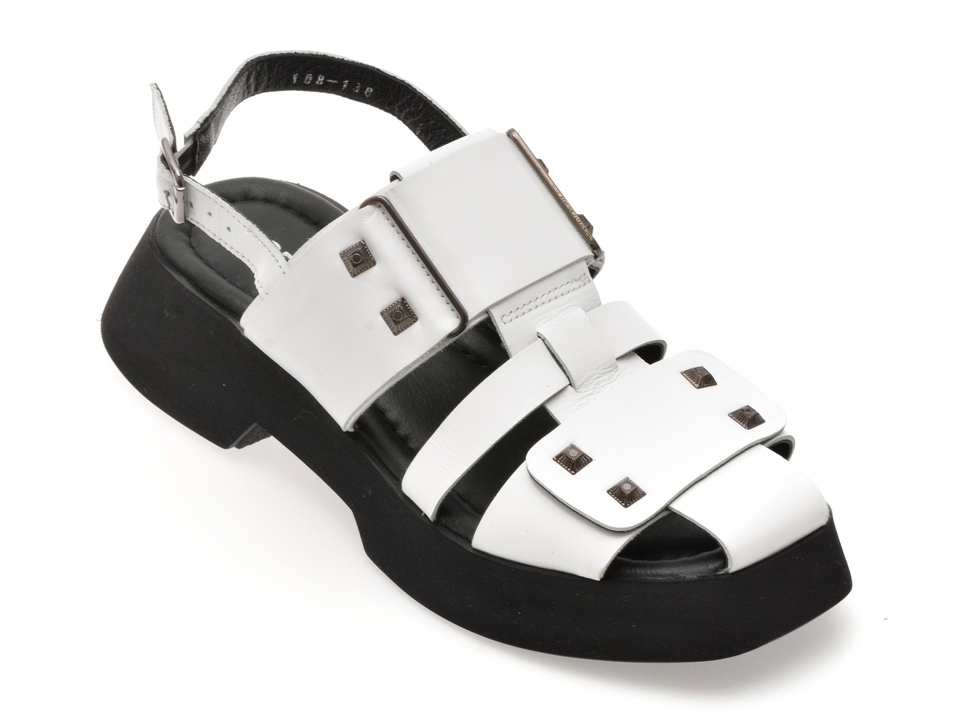 Sandale GRYXX albe, 532188, din piele naturala 1 Sandale GRYXX albe