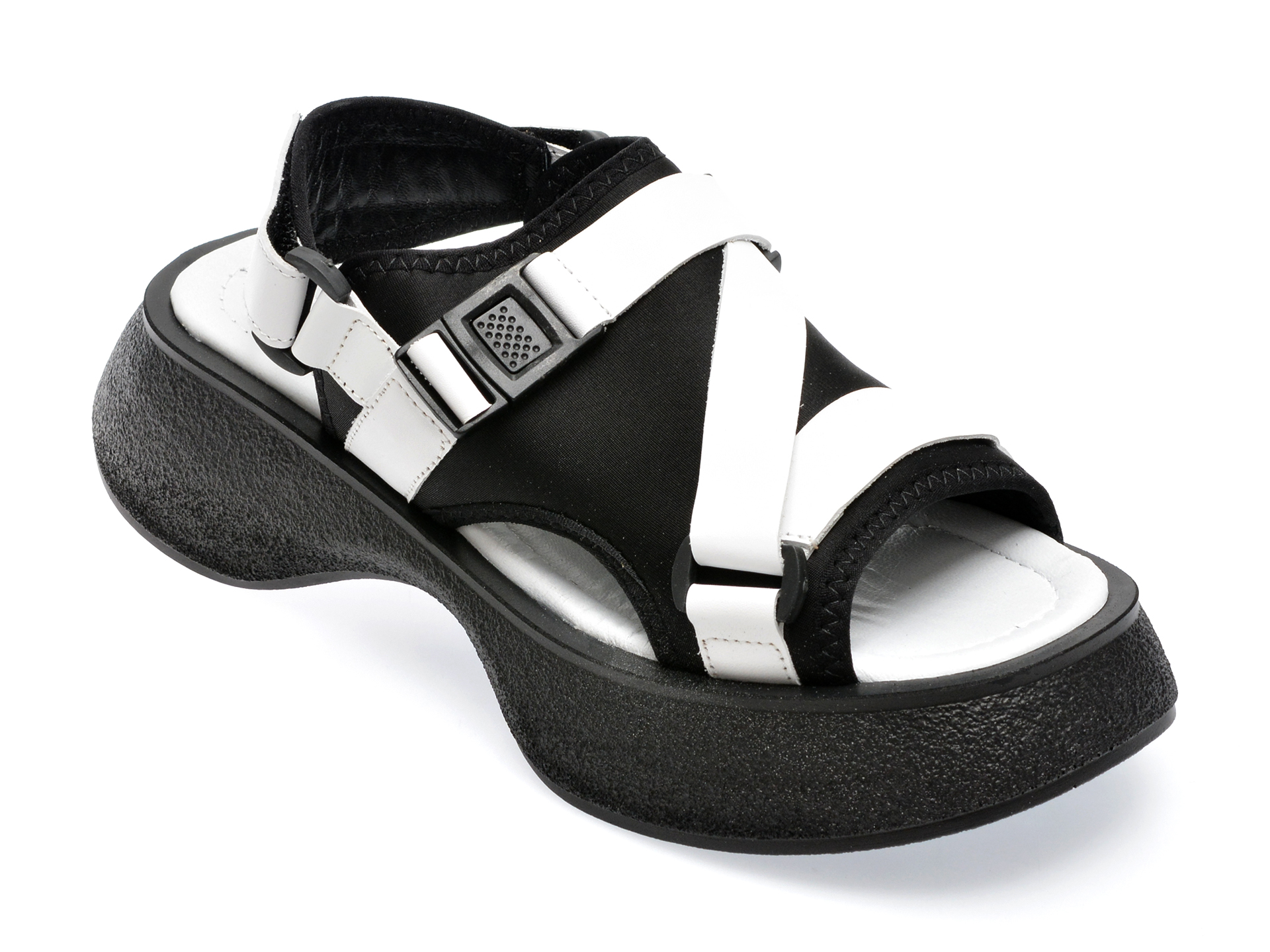 Sandale GRYXX albe, 532355, din material textil 1 Sandale GRYXX albe