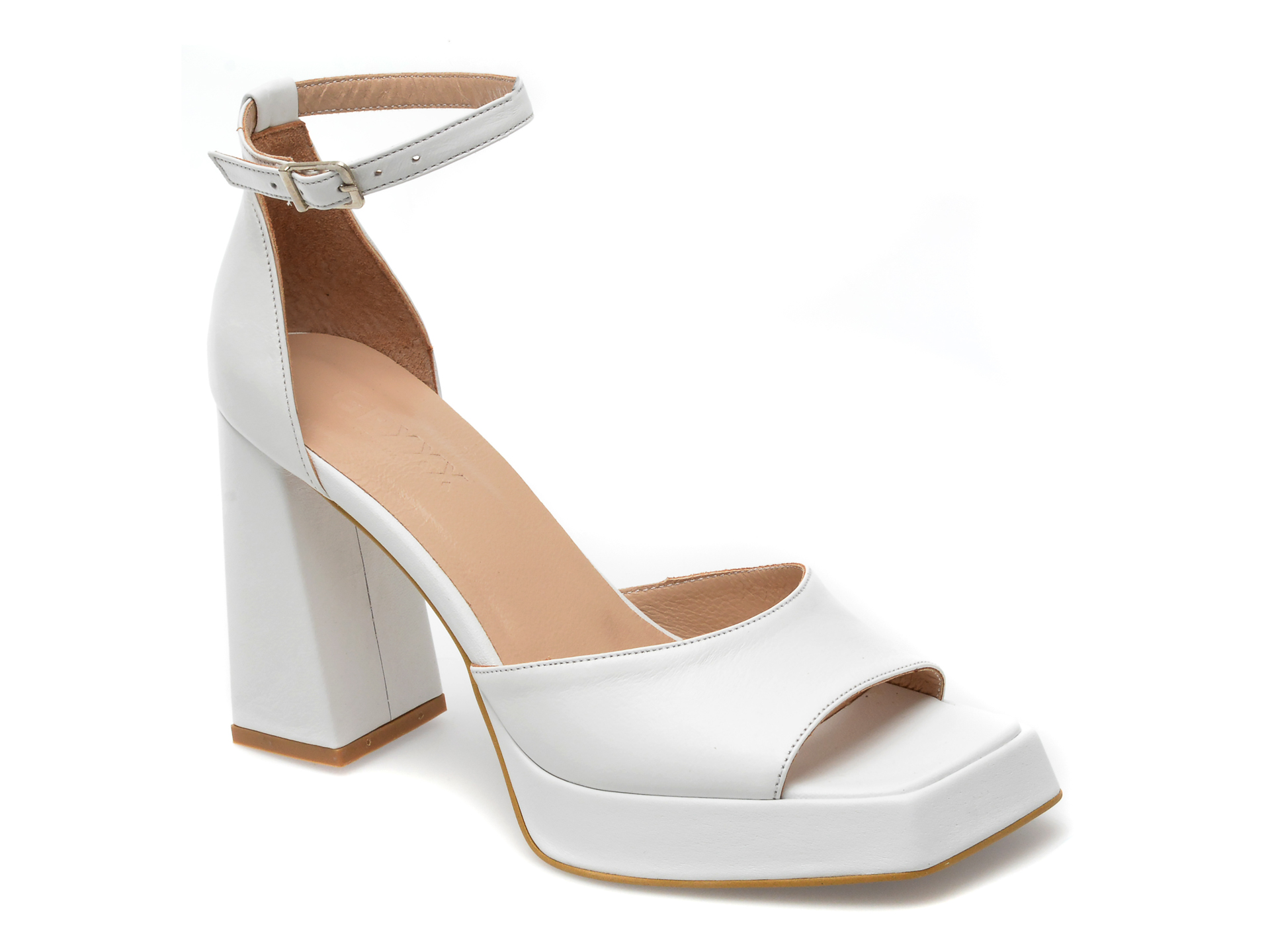 Sandale GRYXX albe, 584, din piele naturala 1 Sandale GRYXX albe