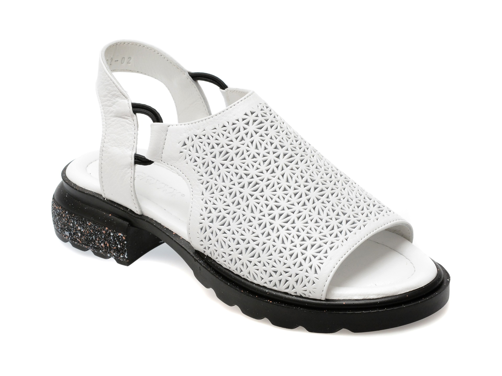 Sandale GRYXX albe, 612052, din piele naturala 1 Sandale GRYXX albe