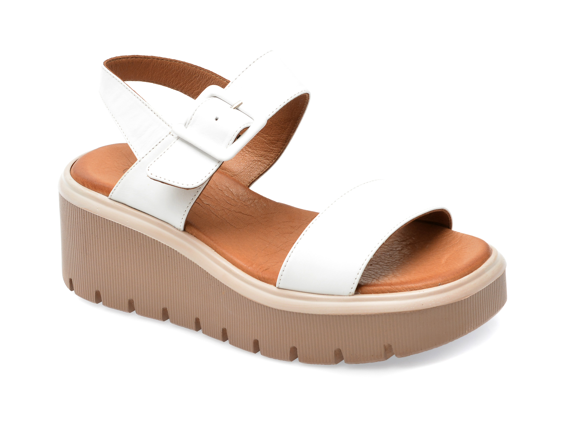 Sandale GRYXX albe, 7203, din piele naturala 1 Sandale GRYXX albe