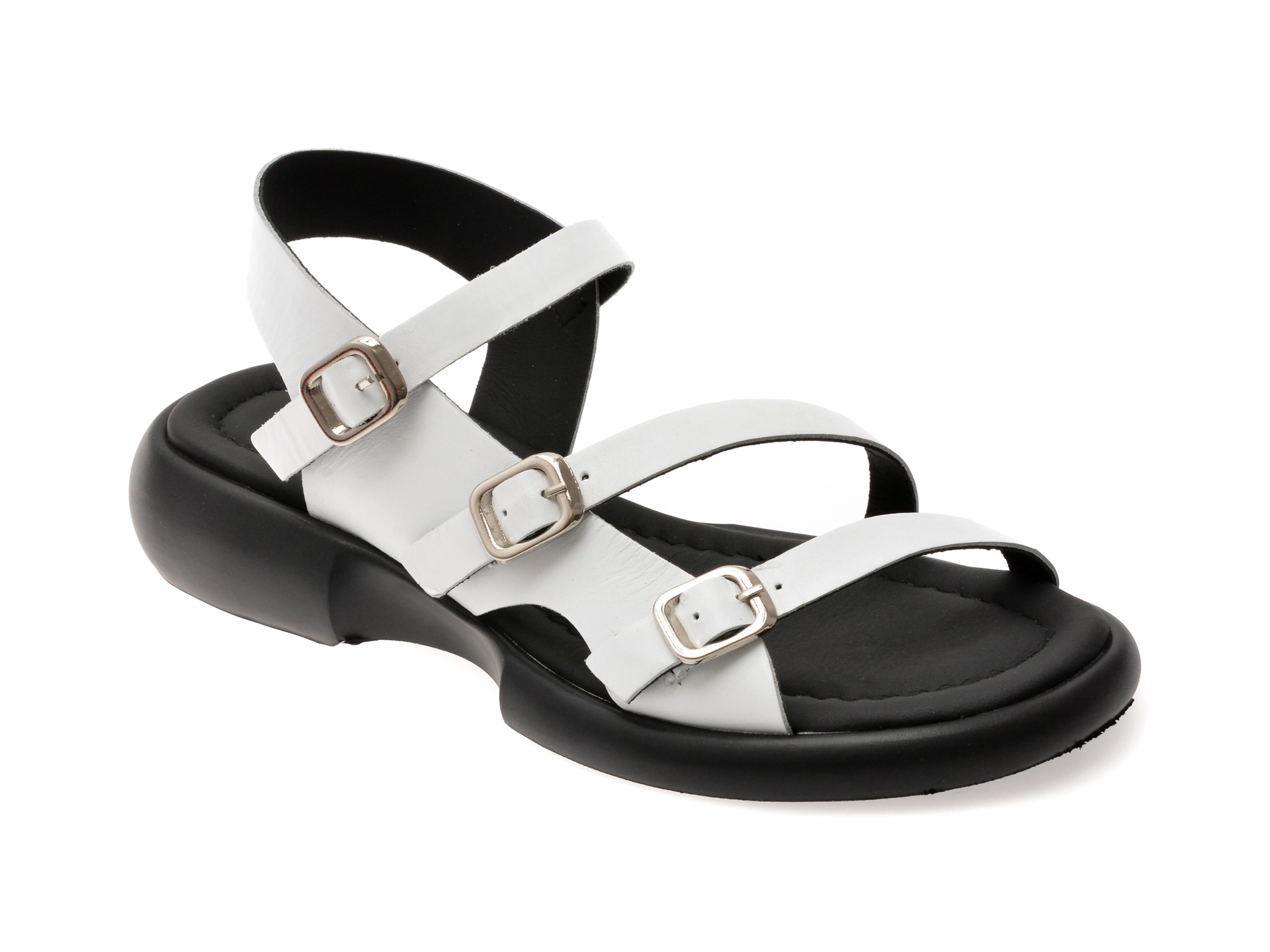 Sandale GRYXX albe, 734110, din piele naturala 1 Sandale GRYXX albe