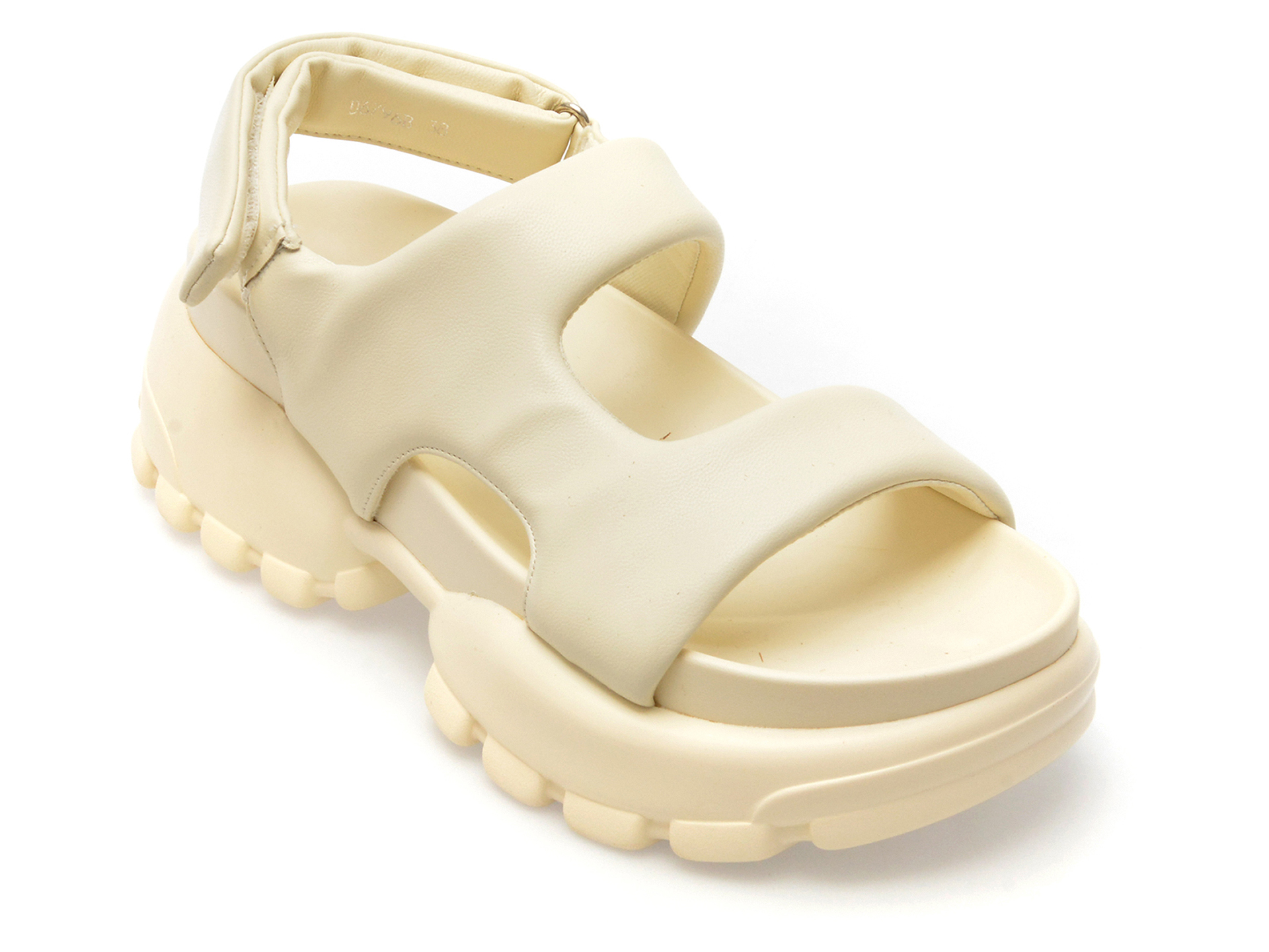 Sandale GRYXX albe, D6796, din piele ecologica 1 Sandale GRYXX albe