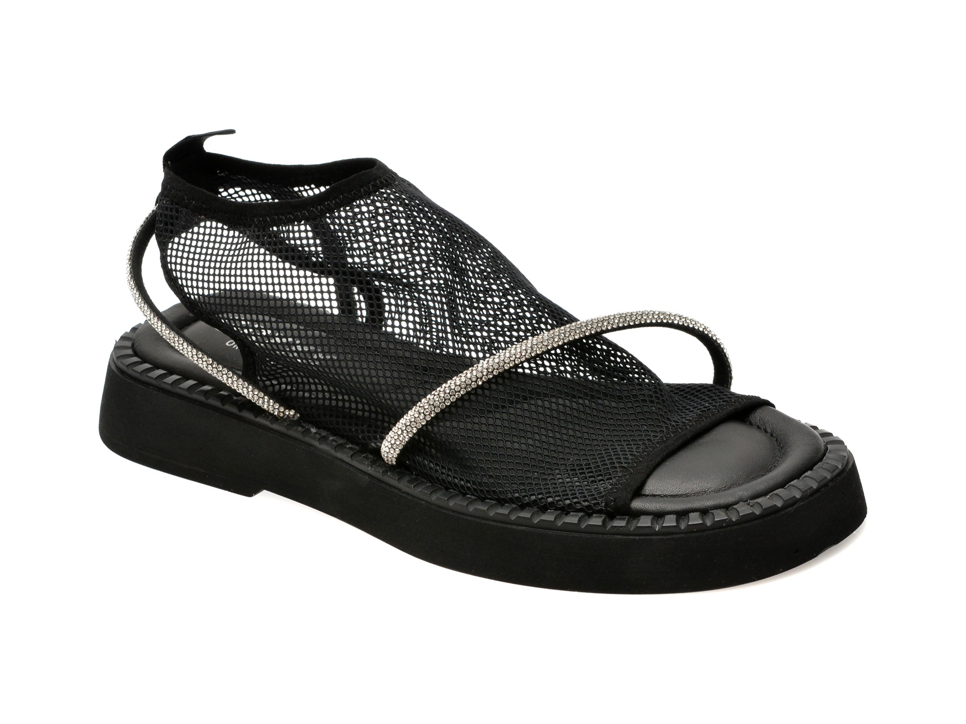 Sandale GRYXX argintii, 262, din piele ecologica 1 Sandale GRYXX argintii