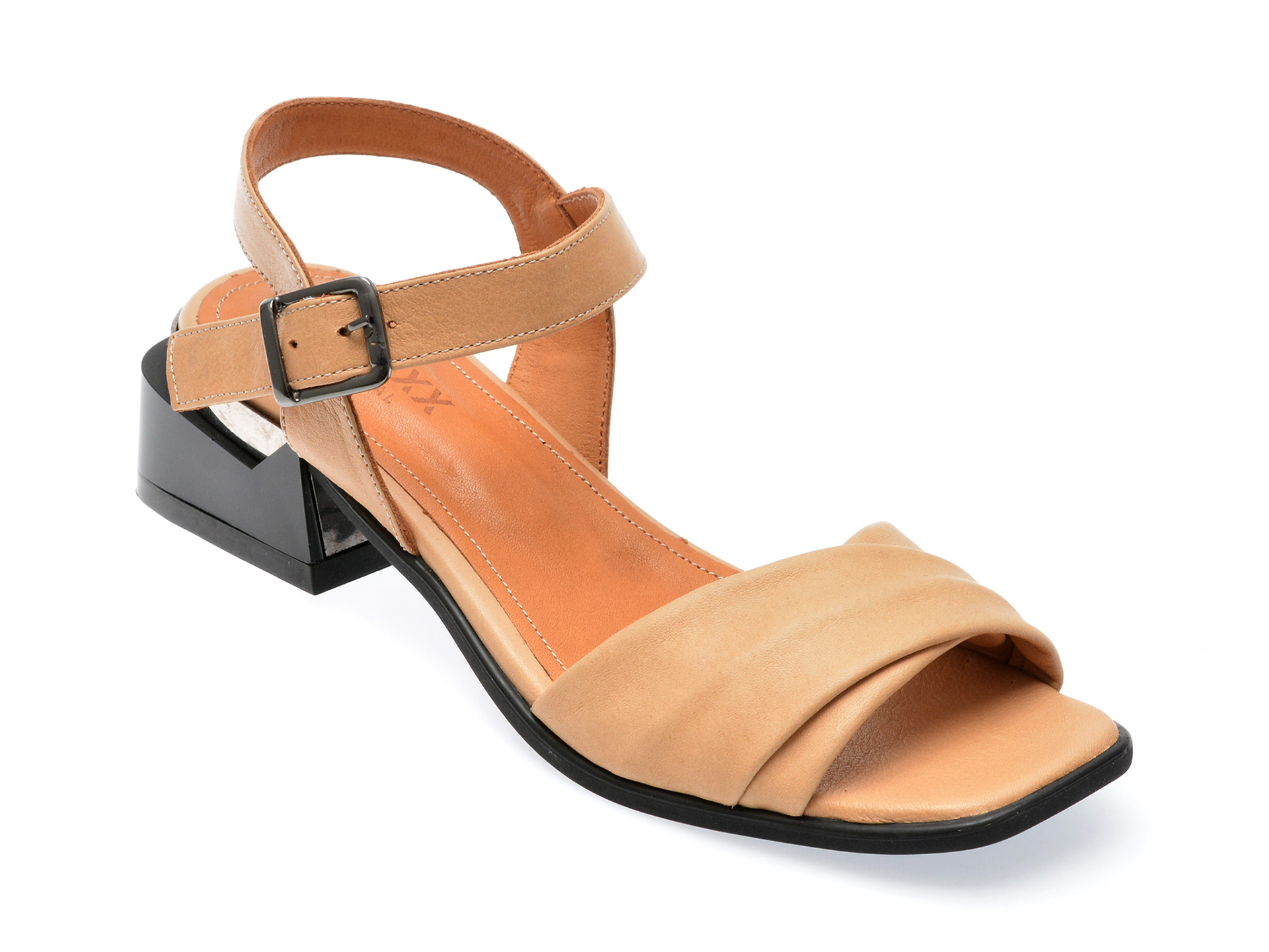 Sandale GRYXX bej, 102, din piele naturala 1 Sandale GRYXX bej