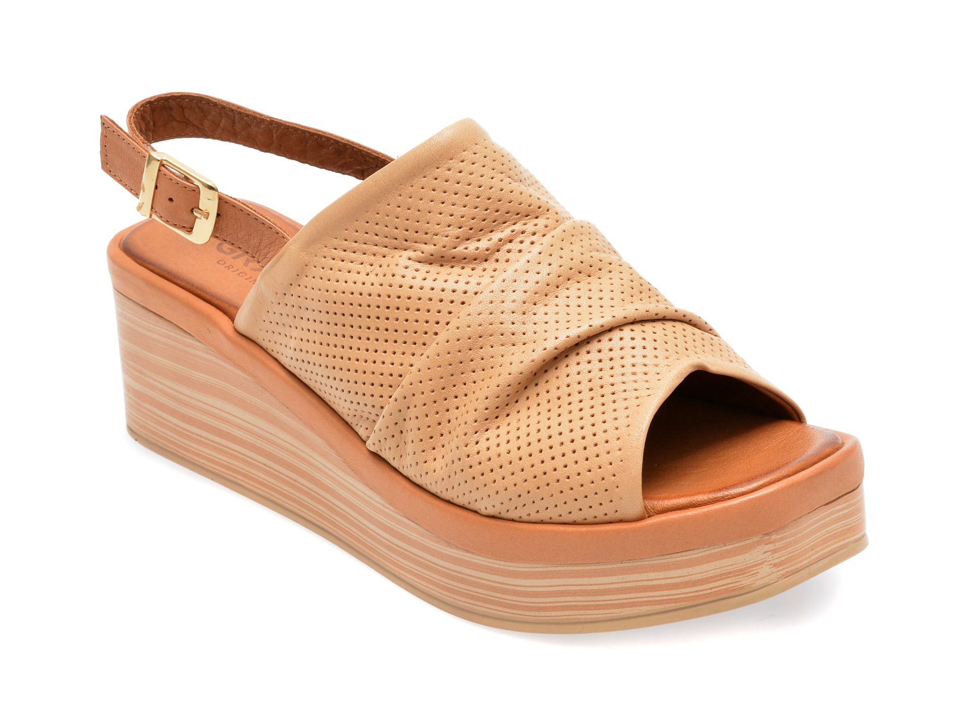 Sandale GRYXX bej, 1193, din piele naturala 1 Sandale GRYXX bej