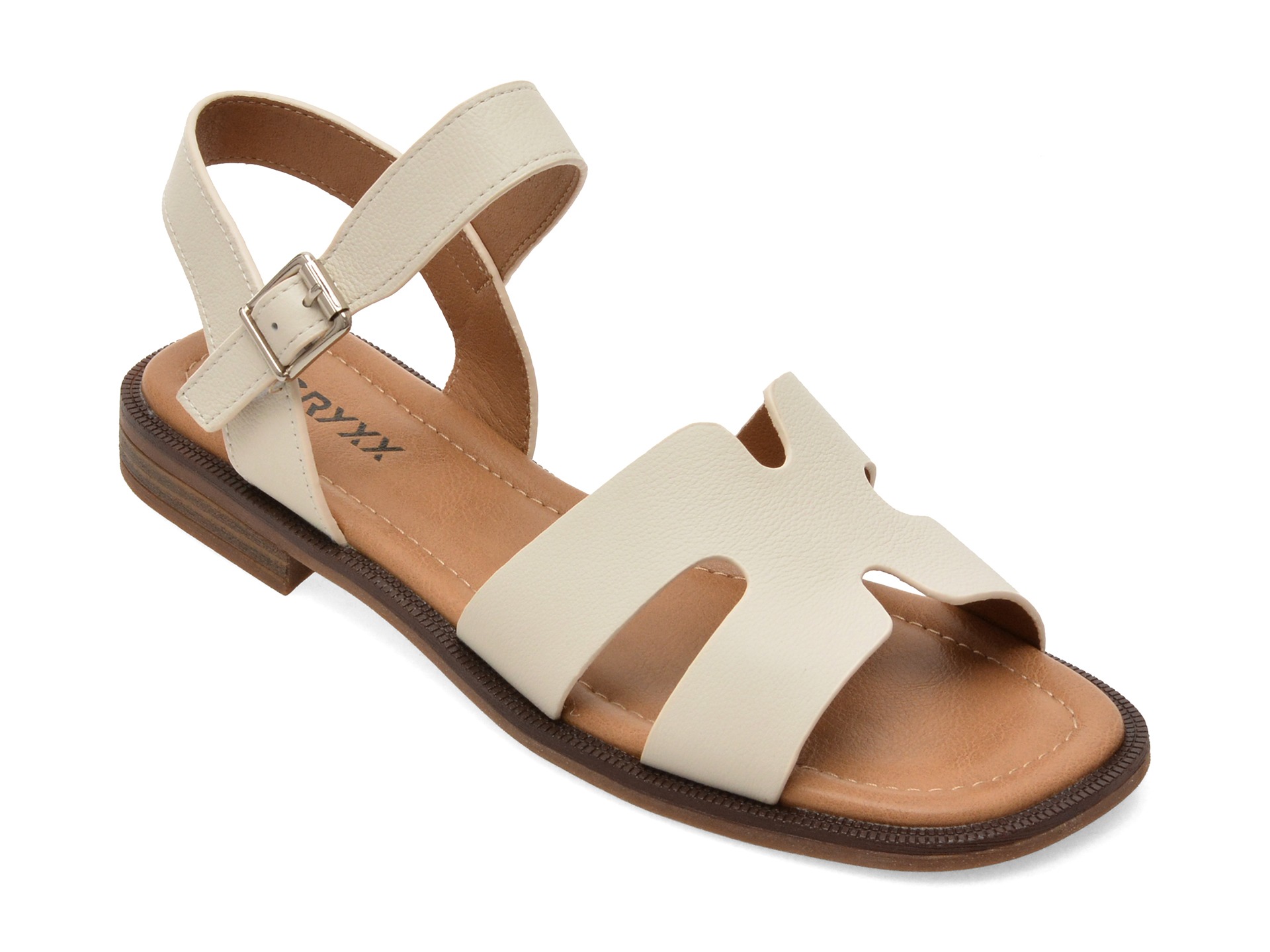 Sandale GRYXX bej, 1352C25, din piele naturala 1 Sandale GRYXX bej