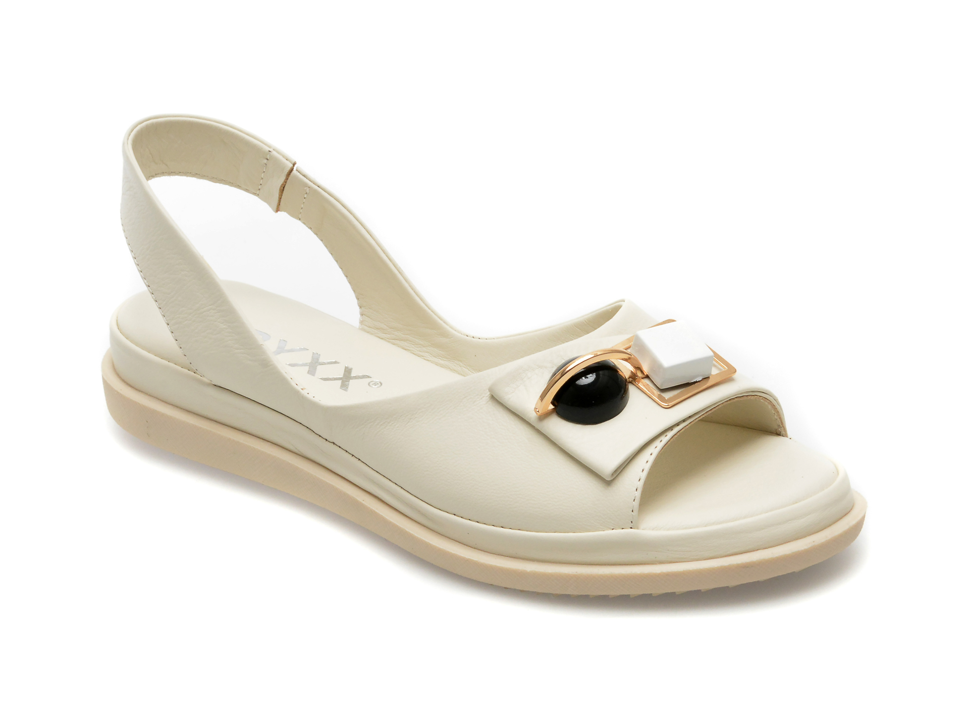 Sandale GRYXX bej, 207217, din piele naturala 1 Sandale GRYXX bej