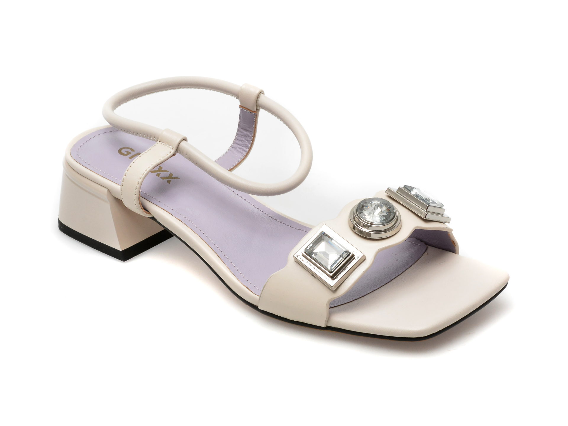 Sandale GRYXX bej, 21001, din piele naturala 1 Sandale GRYXX bej