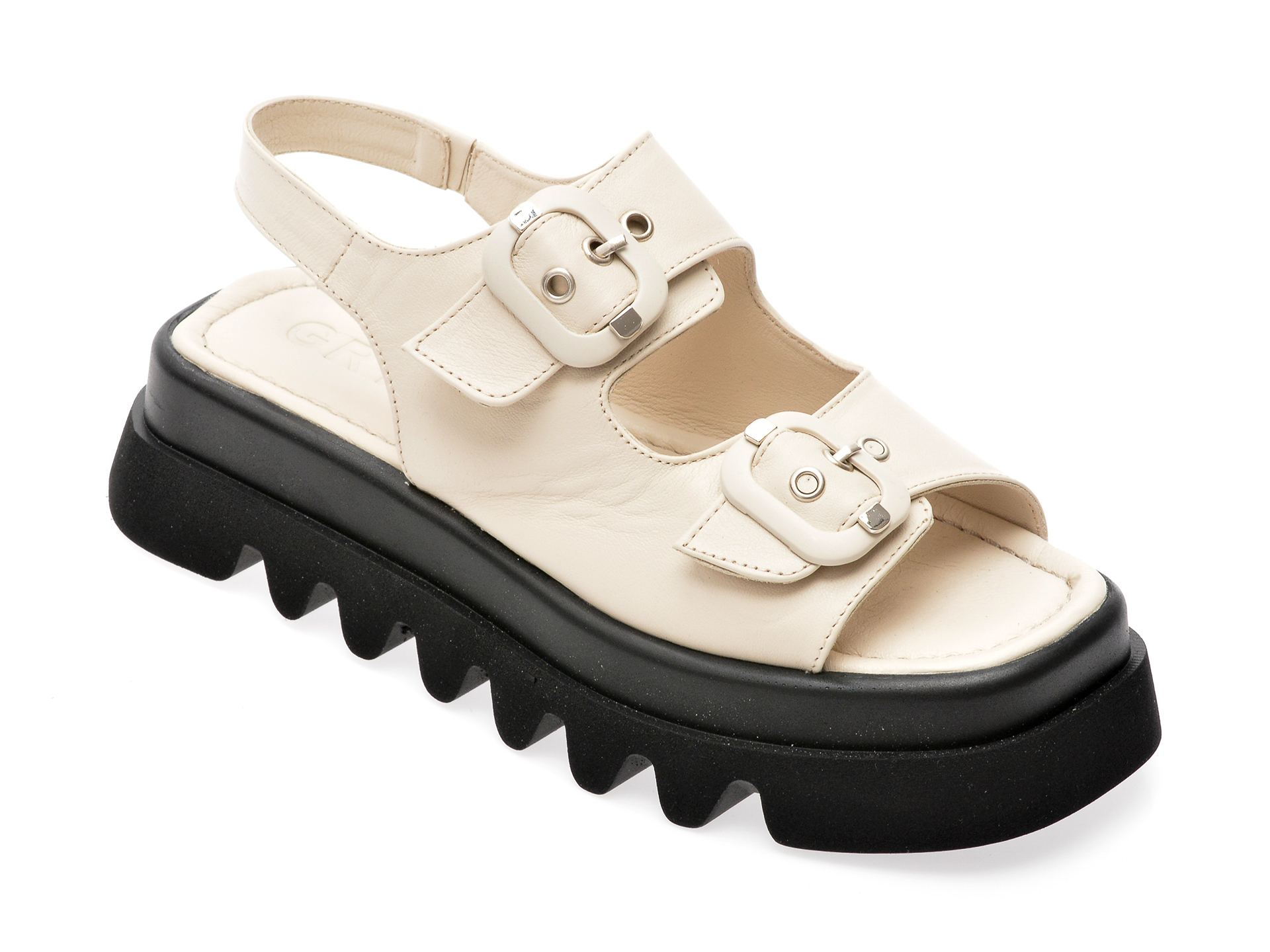 Sandale GRYXX bej, 21831, din piele naturala 1 Sandale GRYXX bej