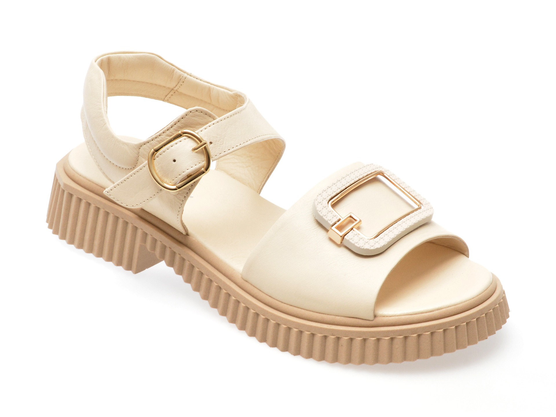 Sandale GRYXX bej, 2292408, din piele naturala 1 Sandale GRYXX bej