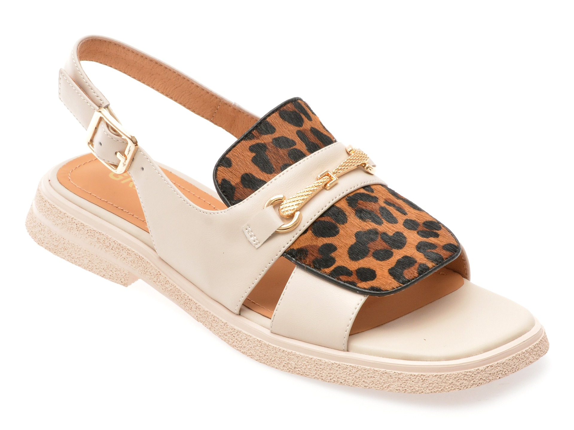 Sandale GRYXX bej, 22L914, din piele naturala 1 Sandale GRYXX bej