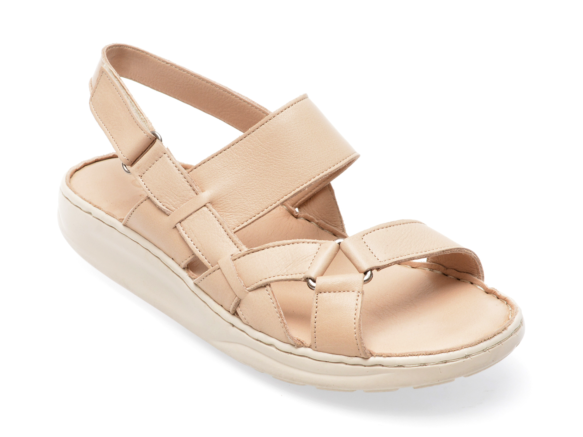 Sandale GRYXX bej, 252, din piele naturala 1 Sandale GRYXX bej