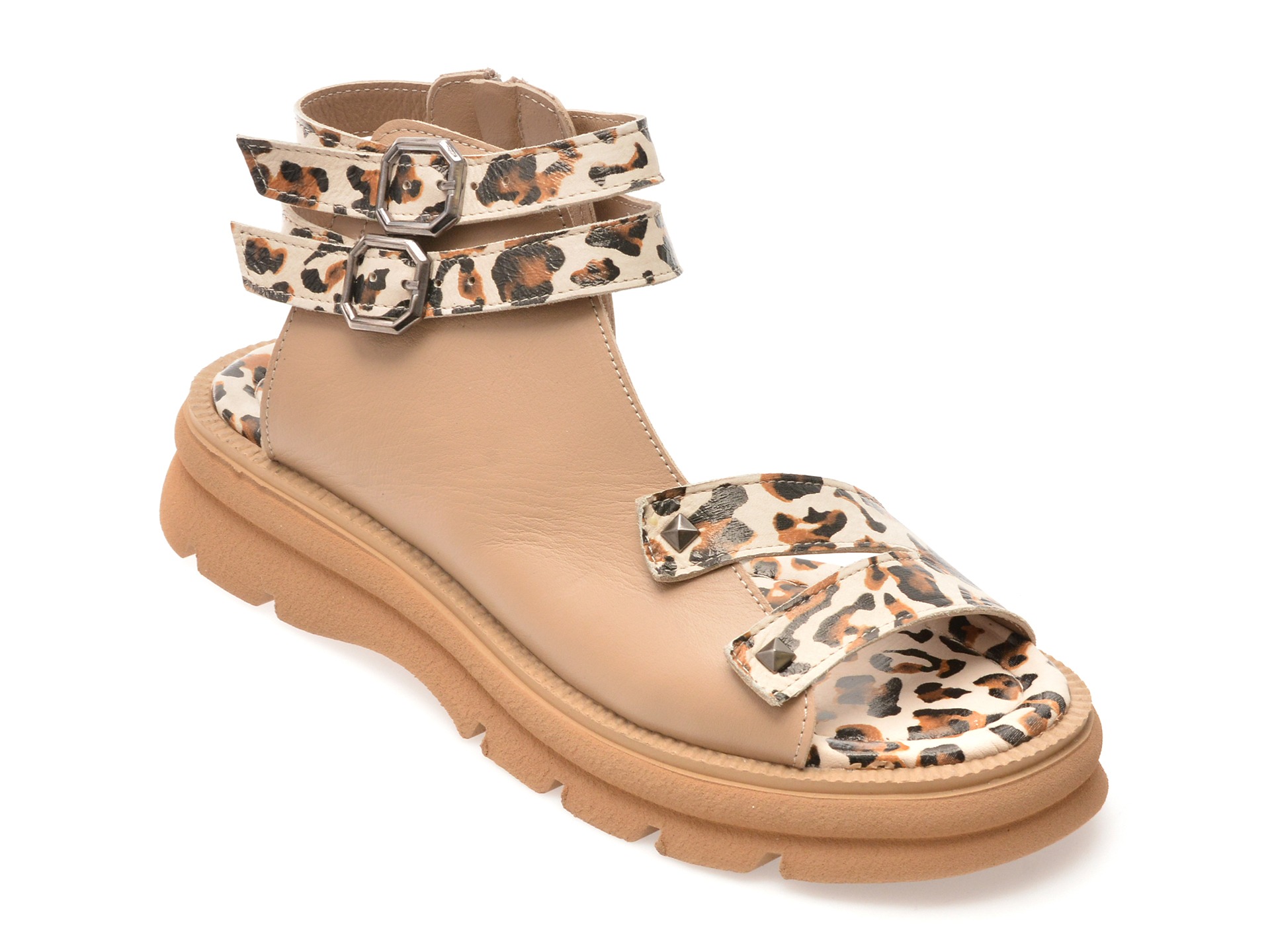 Sandale GRYXX bej, 6062453, din piele naturala 1 Sandale GRYXX bej