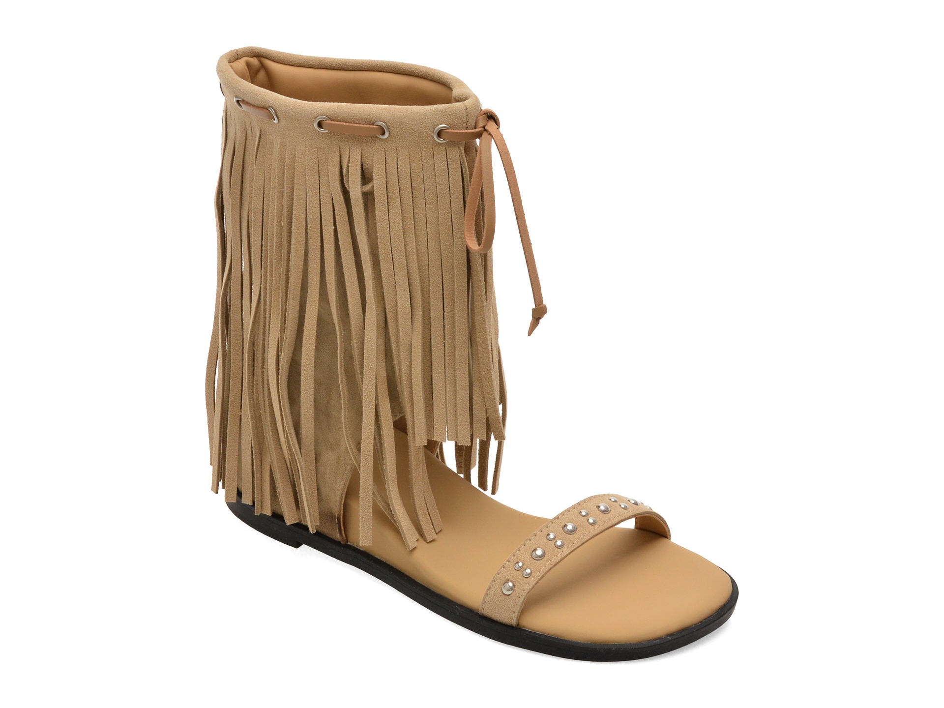 Sandale GRYXX bej, DMS5056, din material textil 1 Sandale GRYXX bej