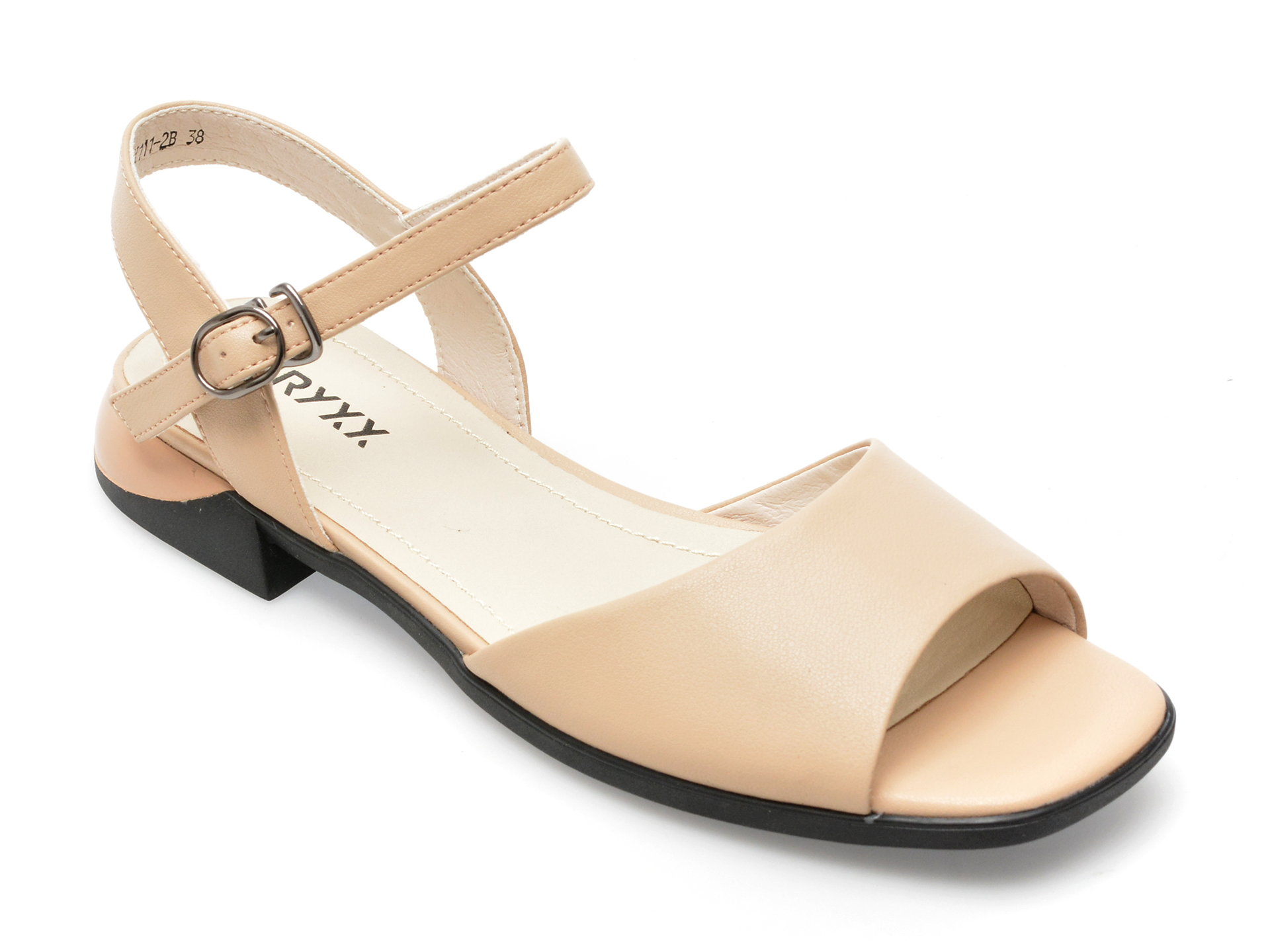 Sandale GRYXX bej, LX1112, din piele naturala 1 Sandale GRYXX bej