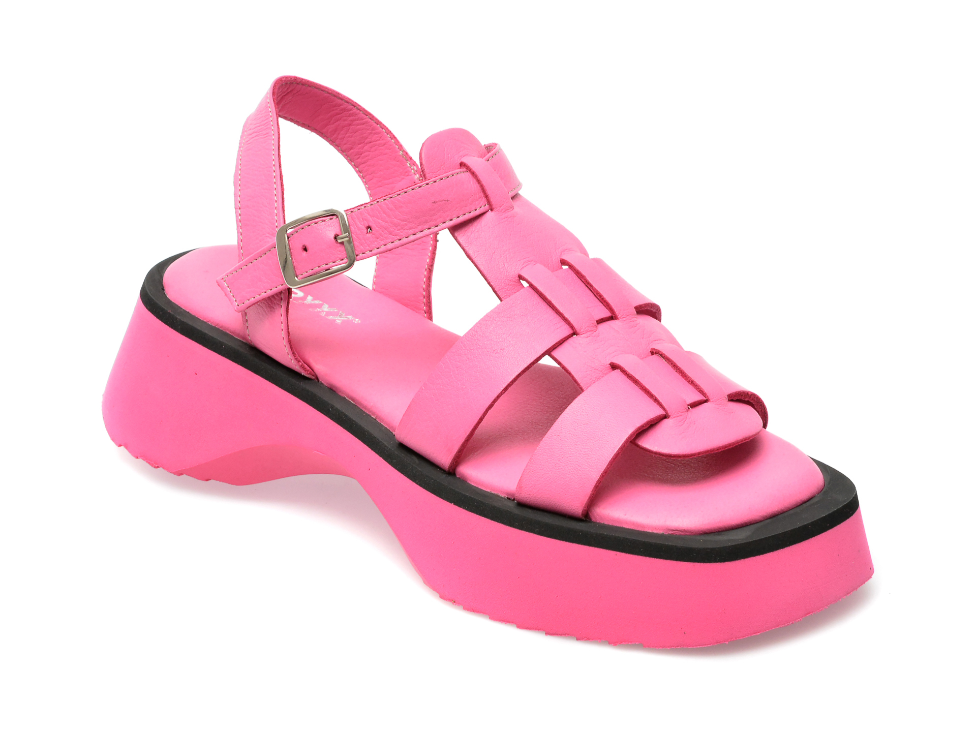 Sandale GRYXX fucsia, 139117, din piele naturala 1 Sandale GRYXX fucsia