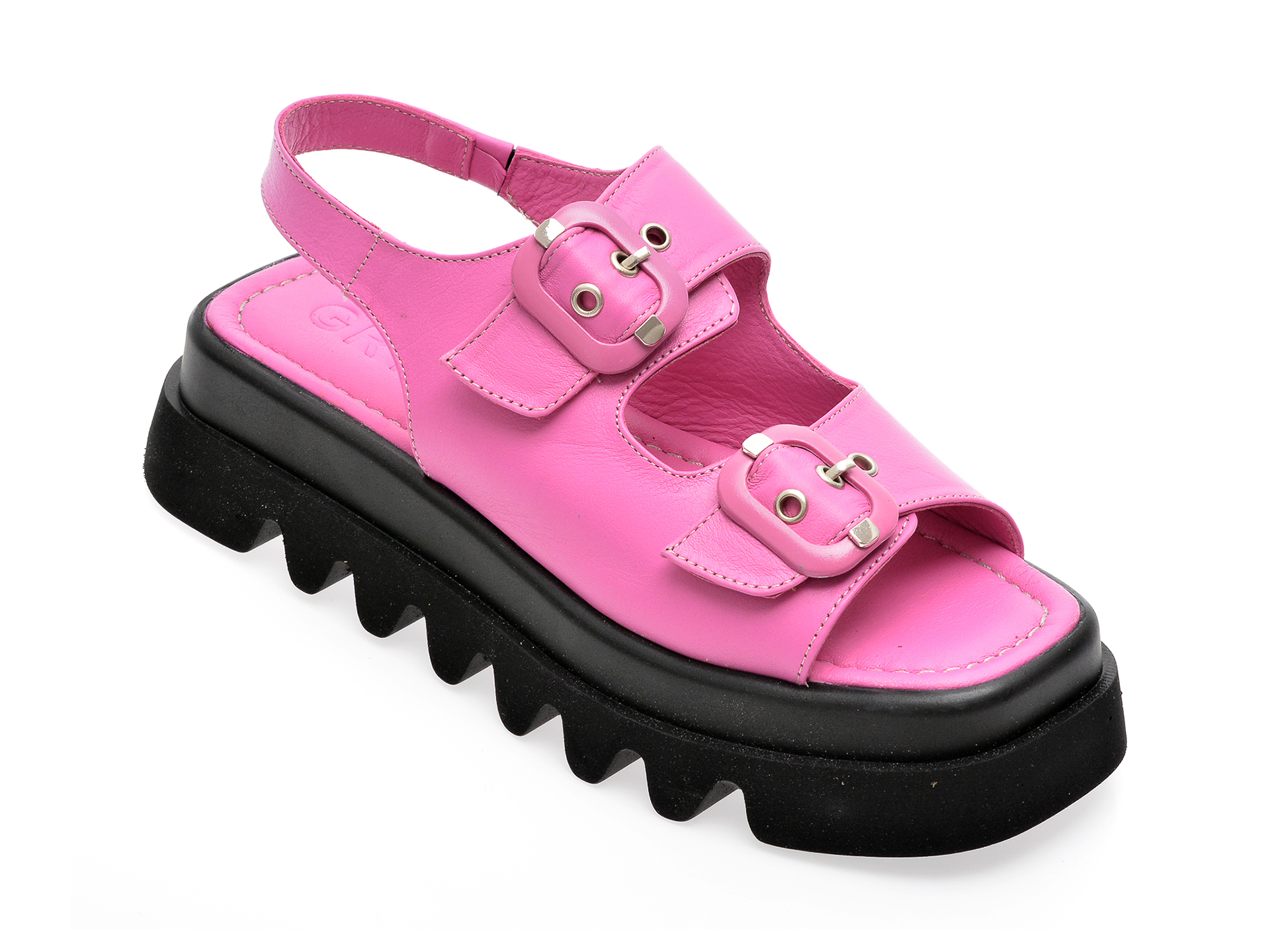 Sandale GRYXX fucsia, 21831, din piele naturala 1 Sandale GRYXX fucsia