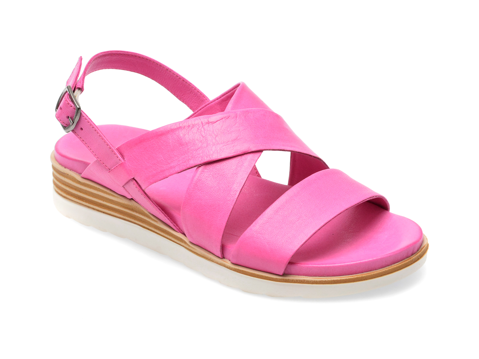 Sandale GRYXX fucsia, 3615, din piele naturala 1 Sandale GRYXX fucsia