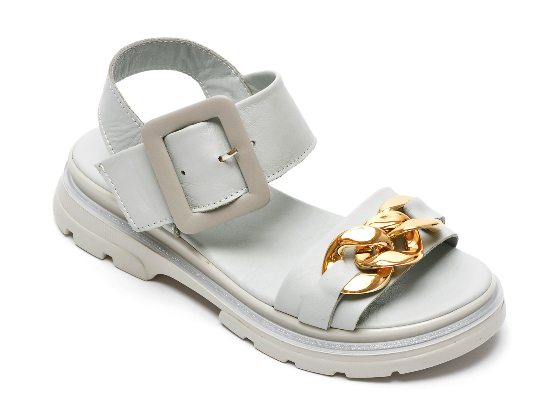 Sandale GRYXX gri, 130003, din piele naturala 1 Sandale GRYXX gri