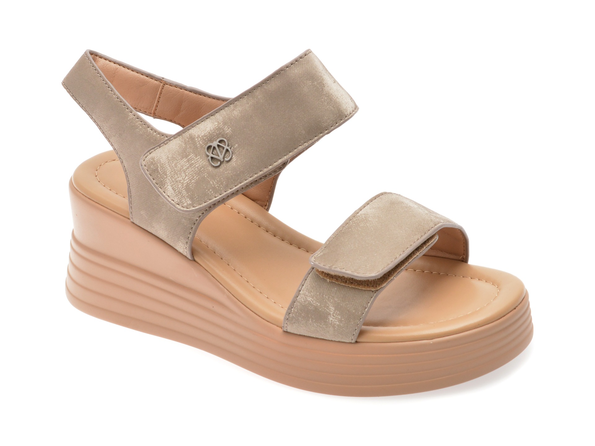 Sandale GRYXX gri, 1328D16, din piele naturala 1 Sandale GRYXX gri