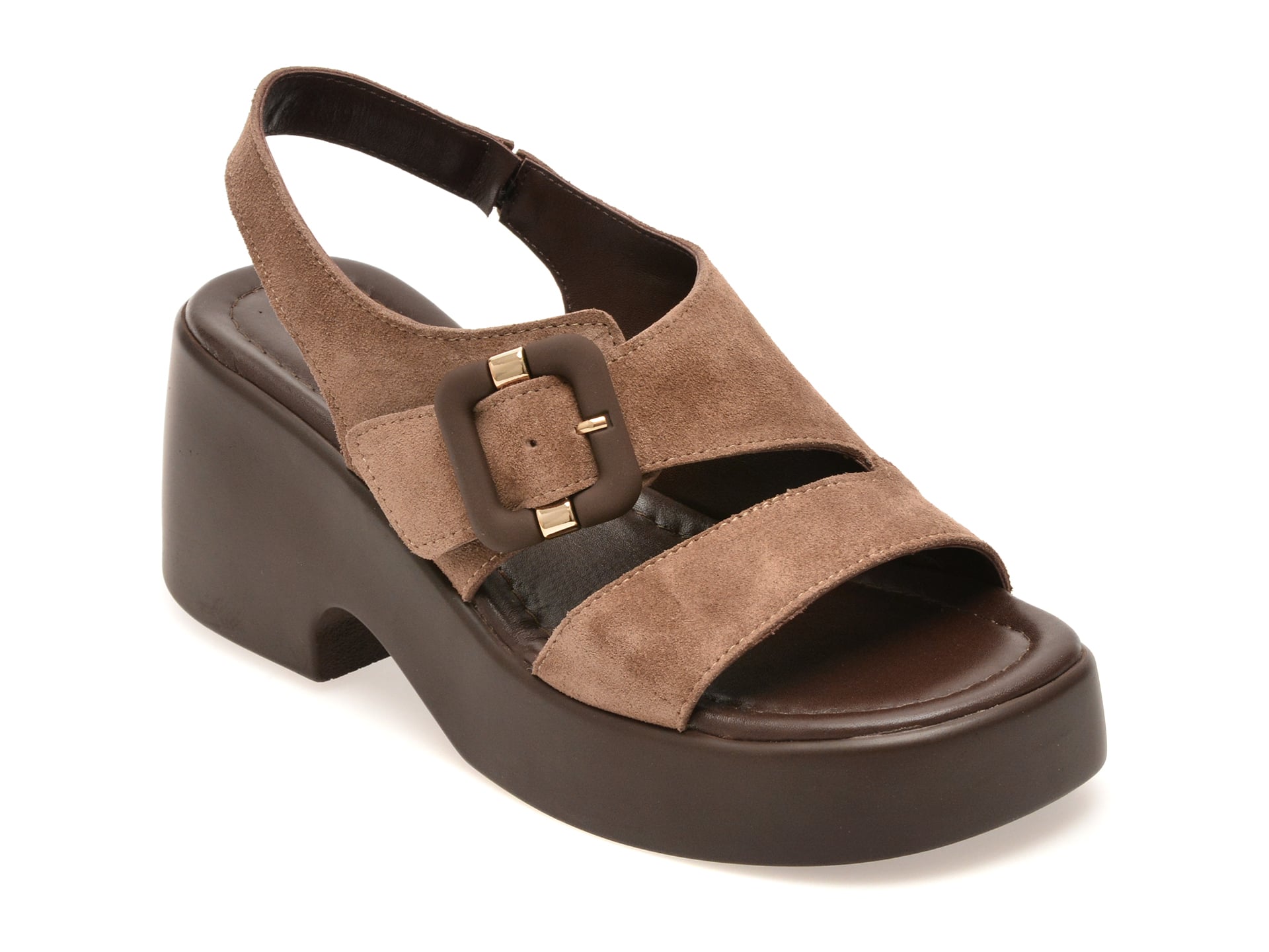 Sandale GRYXX gri, 1766408, din piele intoarsa 1 Sandale GRYXX gri