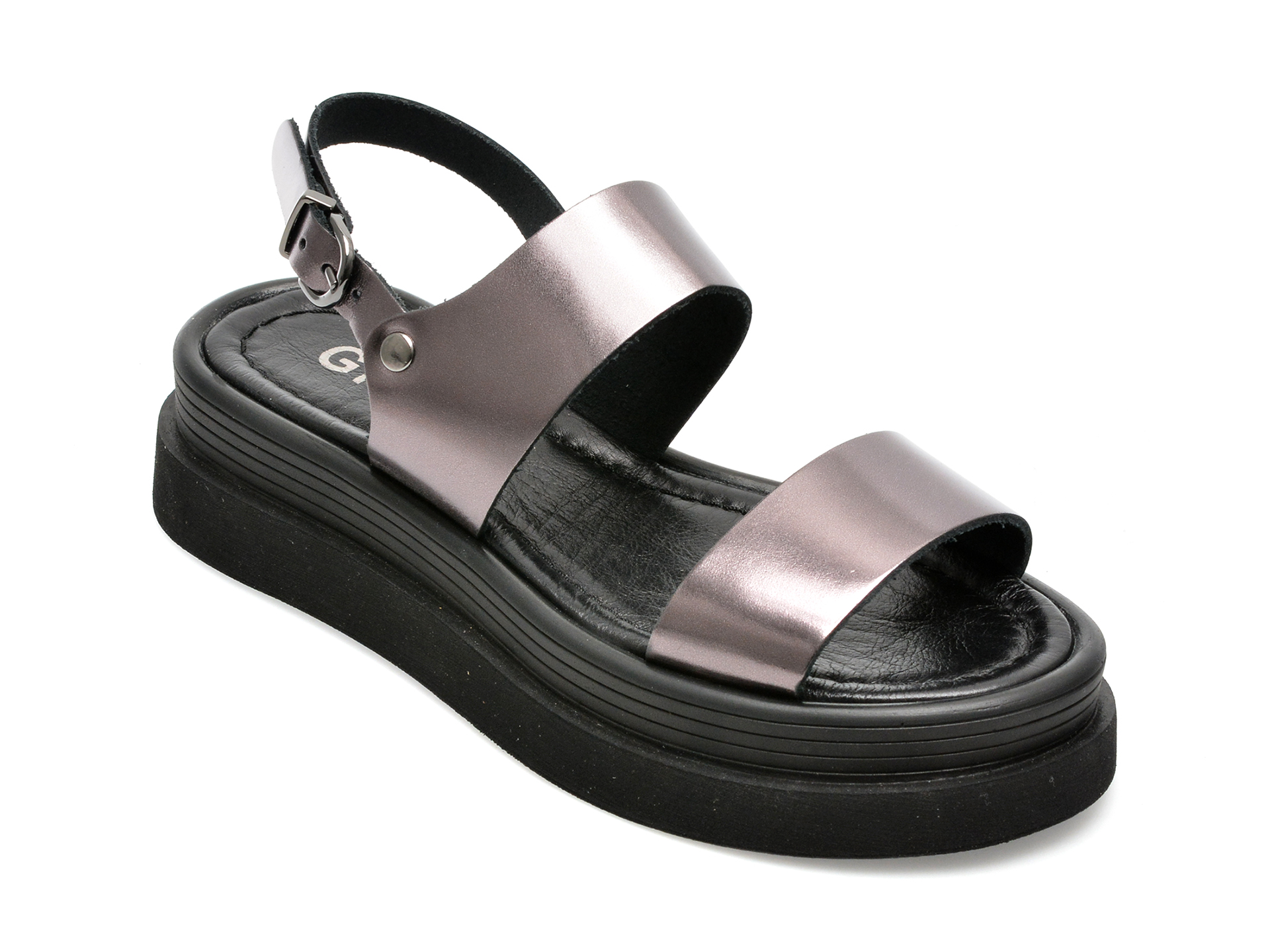 Sandale GRYXX gri, 263180, din piele naturala 1 Sandale GRYXX gri